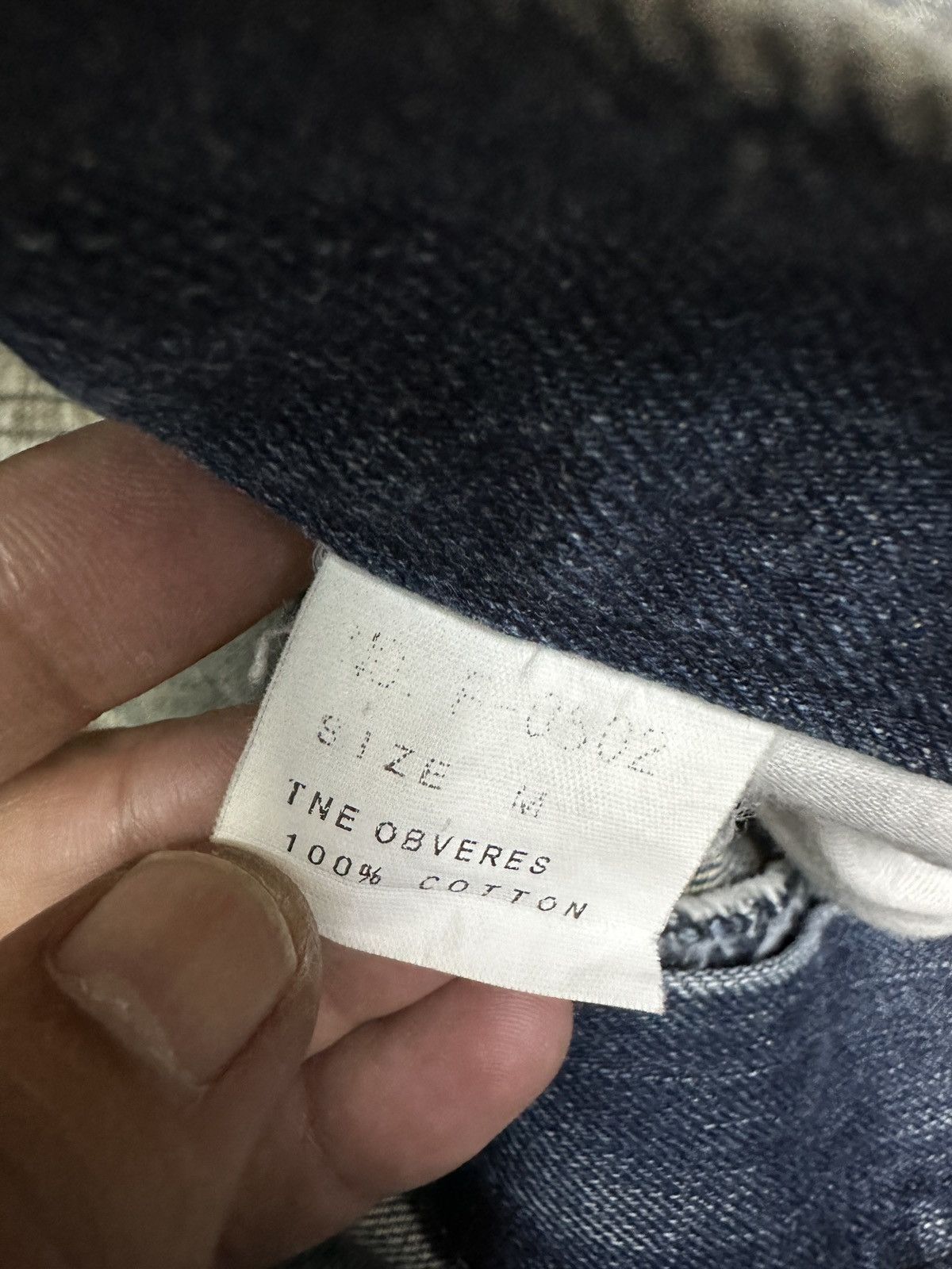 Beauty Beast × Japanese Brand × Vintage Figmentnia No Wear No Music Japan Denim J749 Size US 33 - 10 Thumbnail