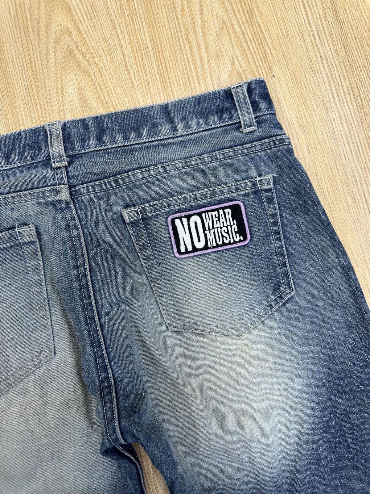 Beauty Beast × Japanese Brand × Vintage Figmentnia No Wear No Music Japan Denim J749 Size US 33 - 5 Thumbnail