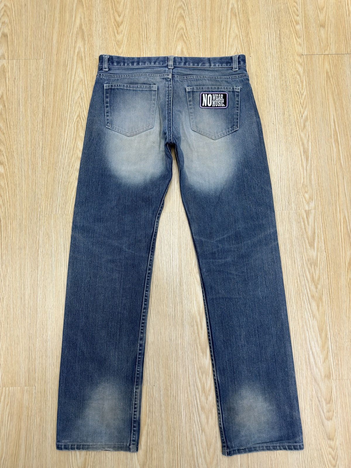 Beauty Beast × Japanese Brand × Vintage Figmentnia No Wear No Music Japan Denim J749 Size US 33 - 2 Thumbnail