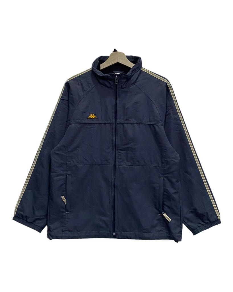 image of Gosha Rubchinskiy x Kappa Vintage Kappa Light Jacket Windbreaker in Grey, Men's (Size Medium)