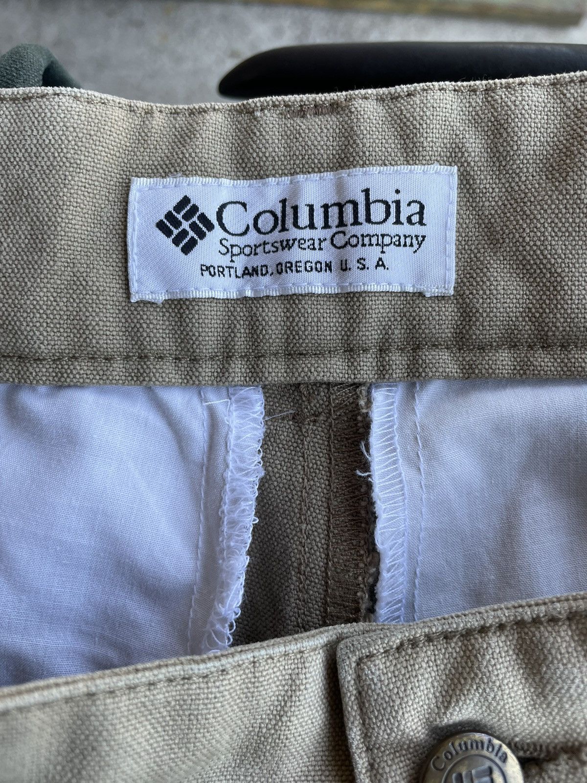Columbia Vintage Columbia Briarshun Stout Field Hunting Canvas Pants Size US 31 - 21 Thumbnail