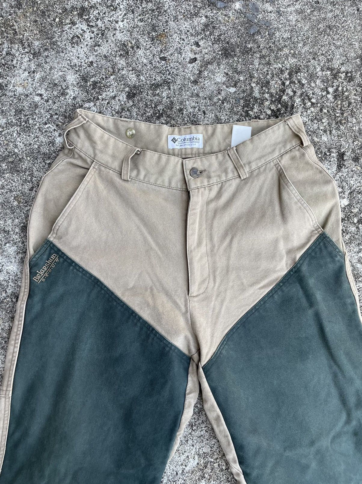 Columbia Vintage Columbia Briarshun Stout Field Hunting Canvas Pants Size US 31 - 2 Thumbnail