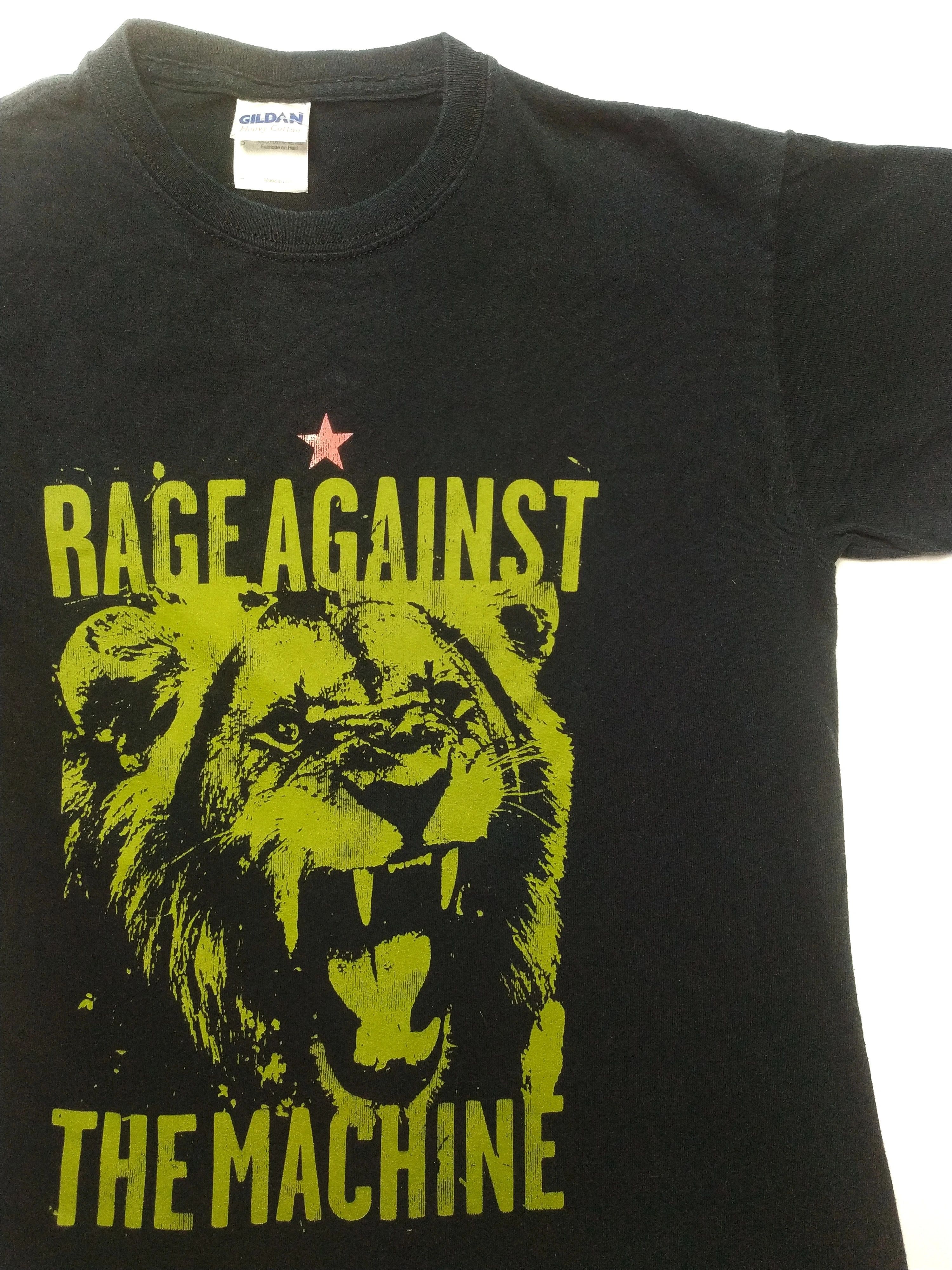 Band Tees Vintage Rage Against The Machine Lion Tee T-shirt Size US S / EU 44-46 / 1 - 6 Thumbnail