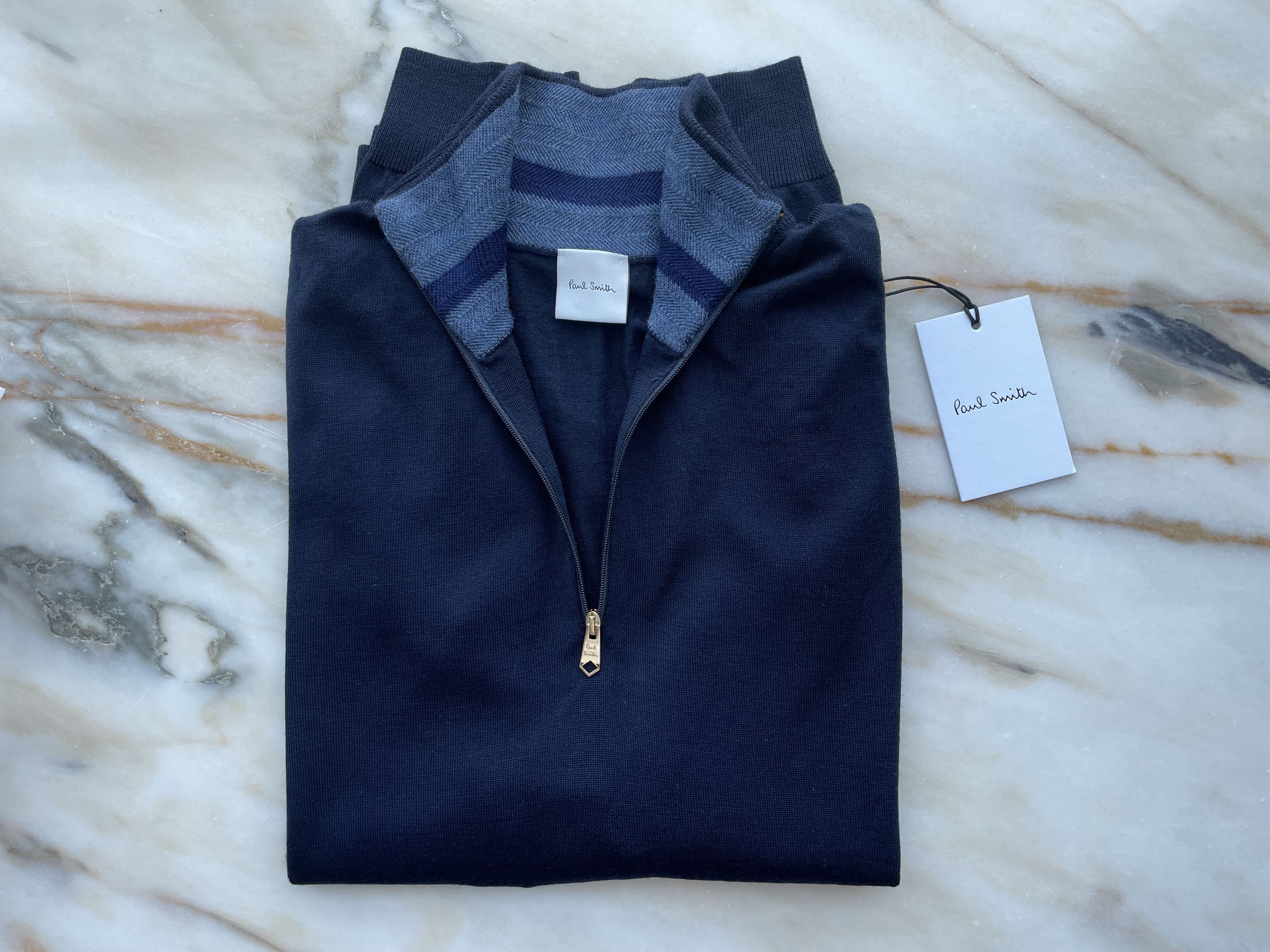 [Brand New] Paul smith blue zip cardigan