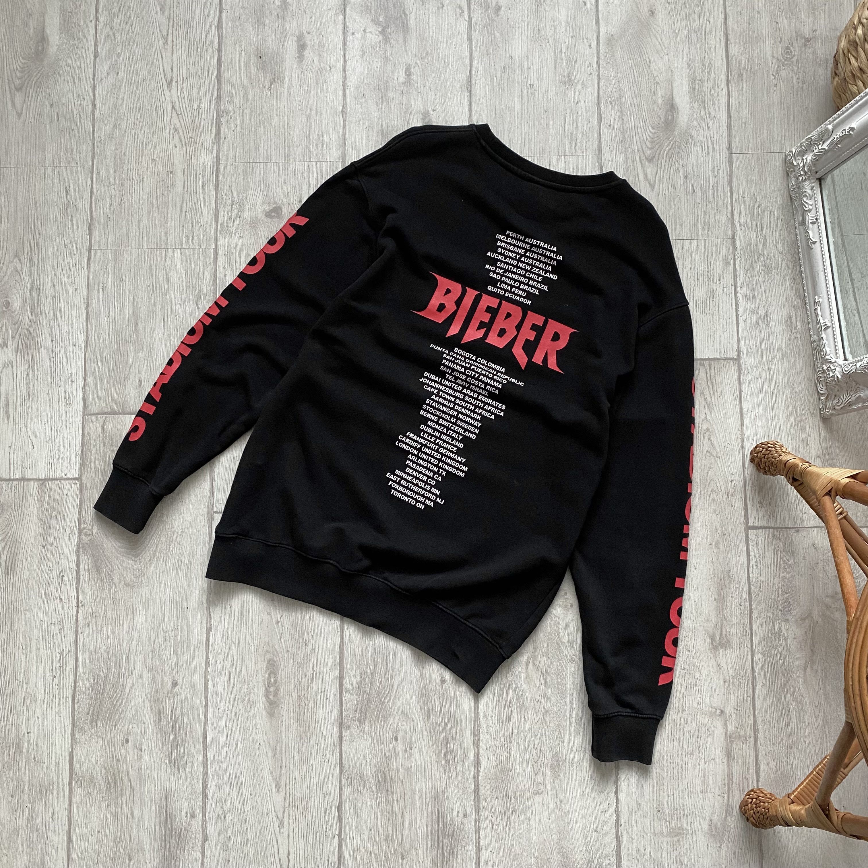 Band Tees 🎙️ Justin Bieber Stadium Tour Sweatshirt Hip-Hop Rap Size US M / EU 48-50 / 2 - 1 Thumbnail