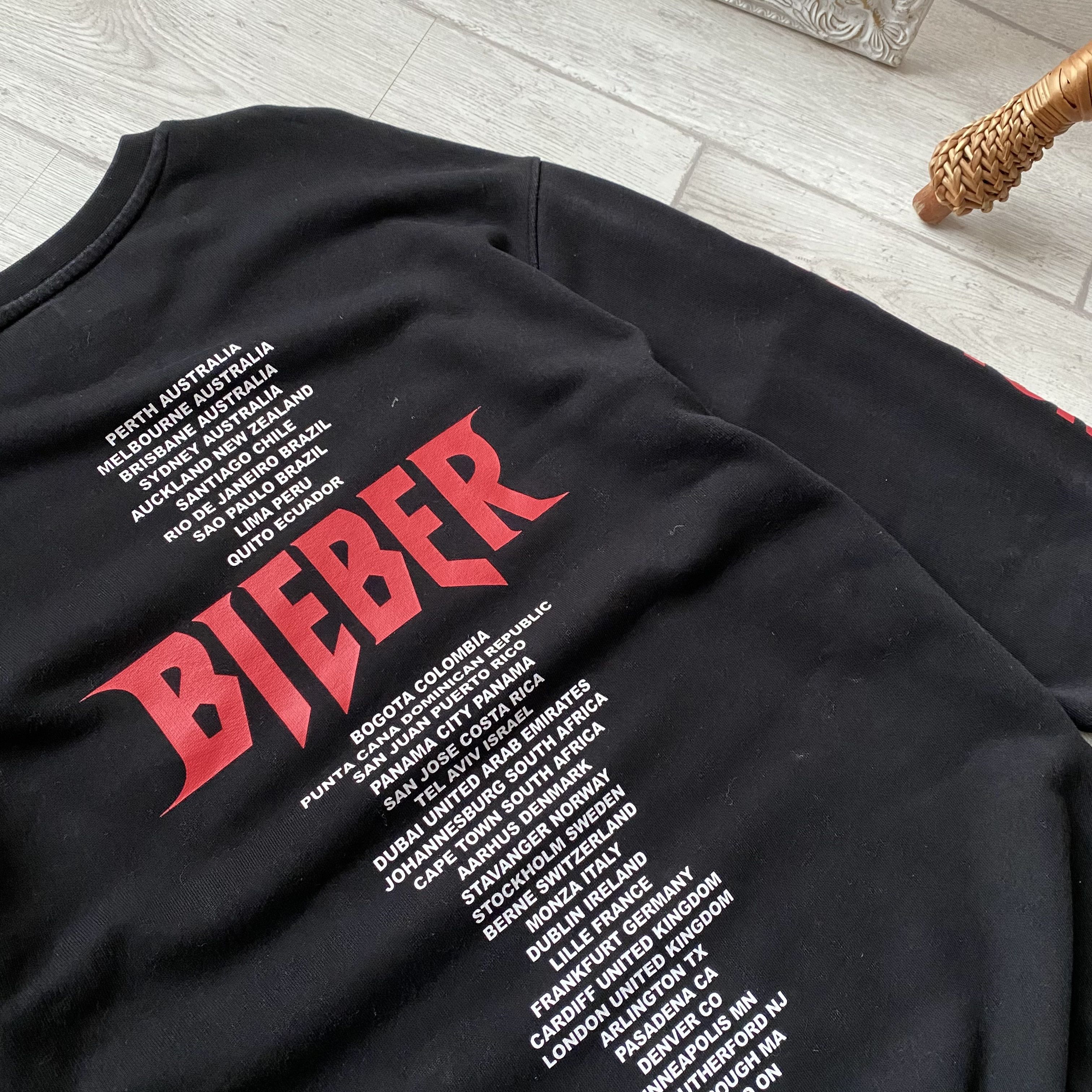 Band Tees 🎙️ Justin Bieber Stadium Tour Sweatshirt Hip-Hop Rap Size US M / EU 48-50 / 2 - 6 Thumbnail