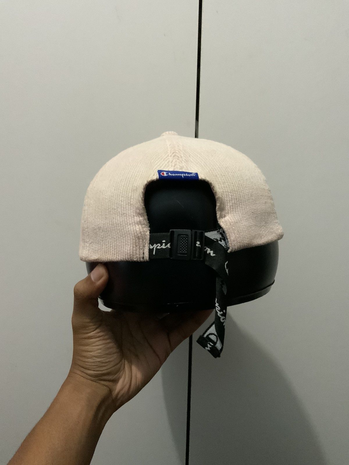 Champion Champion Embroidery Corduroi Pink Adjustable Hat Cap Size ONE SIZE - 4 Thumbnail