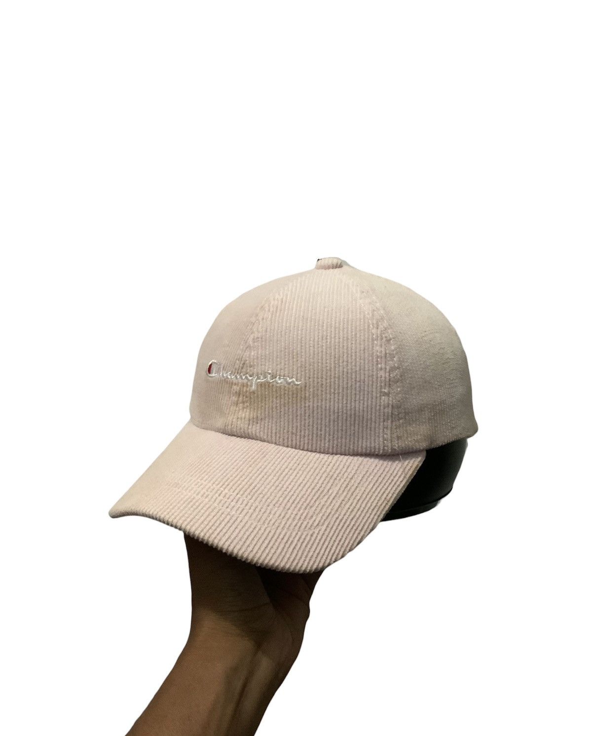 Champion Champion Embroidery Corduroi Pink Adjustable Hat Cap Size ONE SIZE - 1 Thumbnail