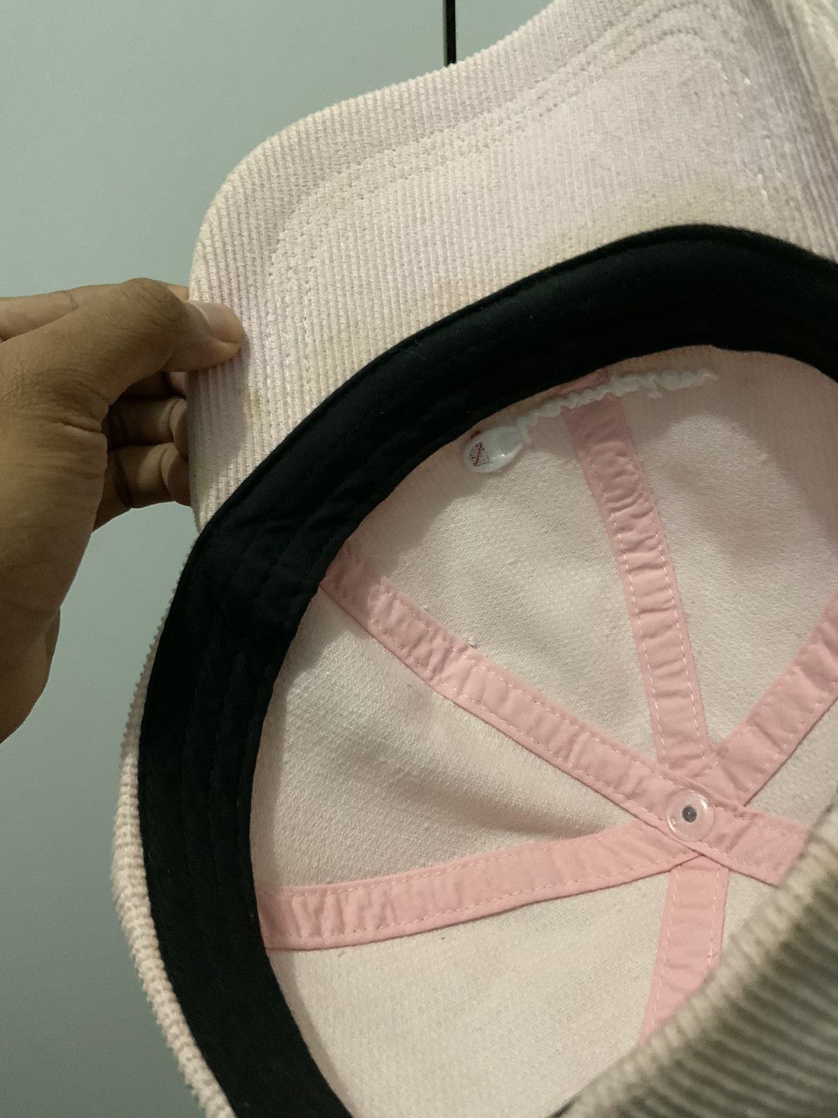 Champion Champion Embroidery Corduroi Pink Adjustable Hat Cap Size ONE SIZE - 12 Thumbnail