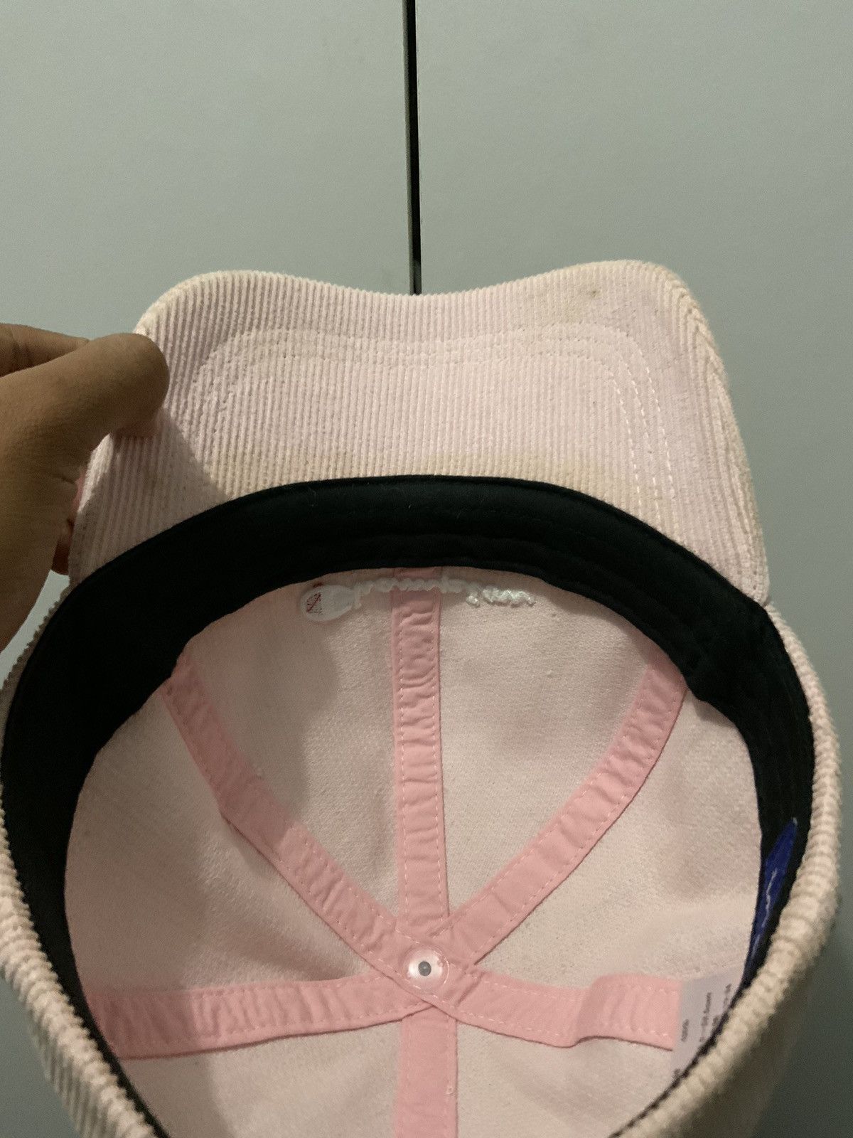 Champion Champion Embroidery Corduroi Pink Adjustable Hat Cap Size ONE SIZE - 11 Thumbnail