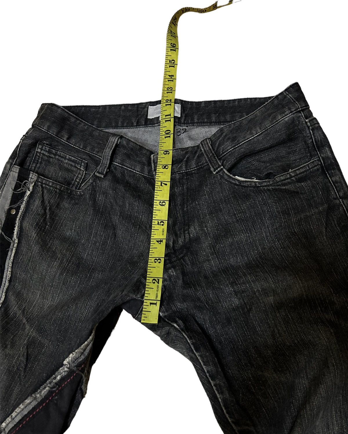 Designer PUNK 🔥‼️ DISTRESSED PATRICK COX DENIM PANTS 🔥 Size US 31 - 11 Thumbnail