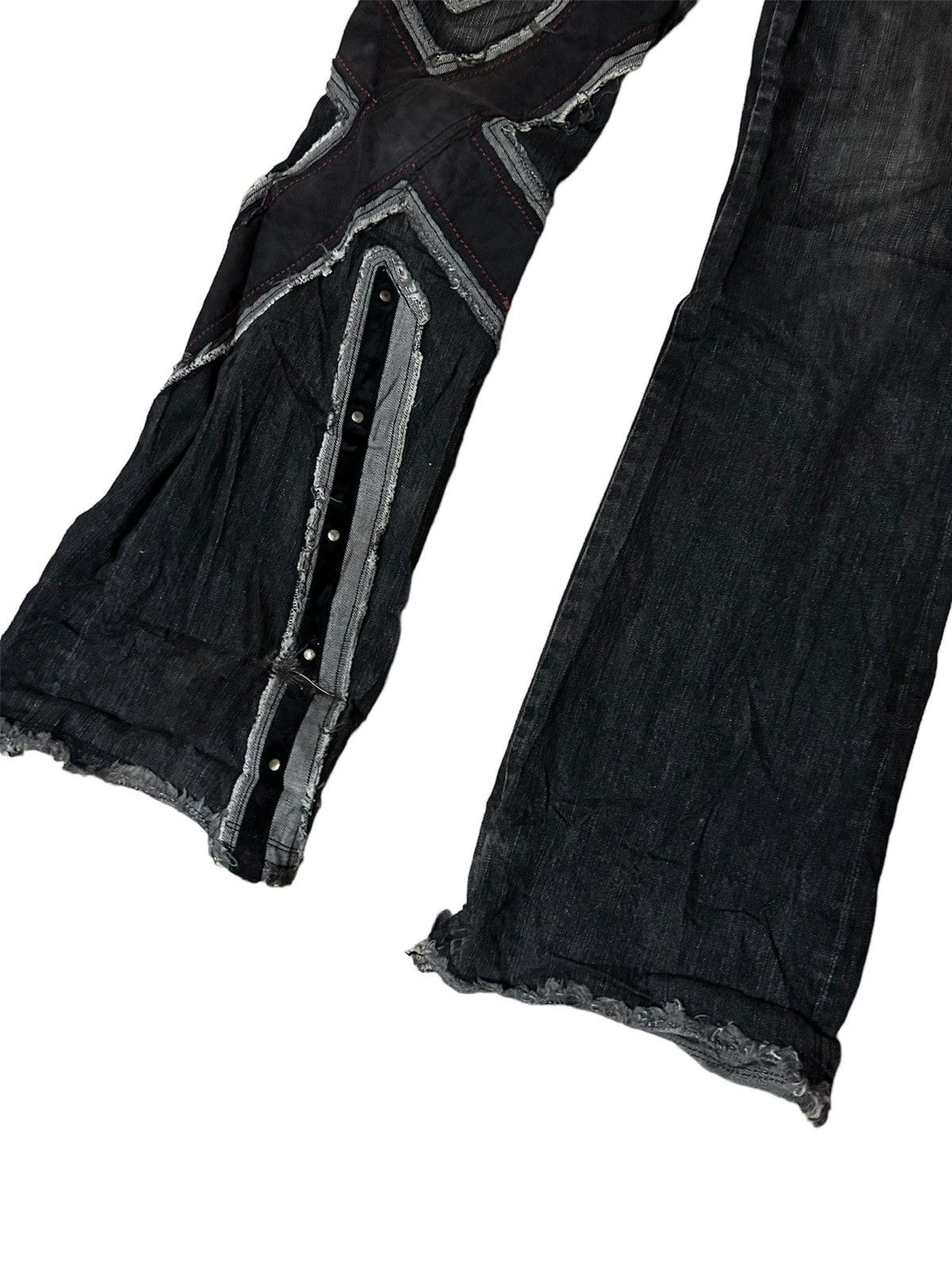 Designer PUNK 🔥‼️ DISTRESSED PATRICK COX DENIM PANTS 🔥 Size US 31 - 5 Thumbnail