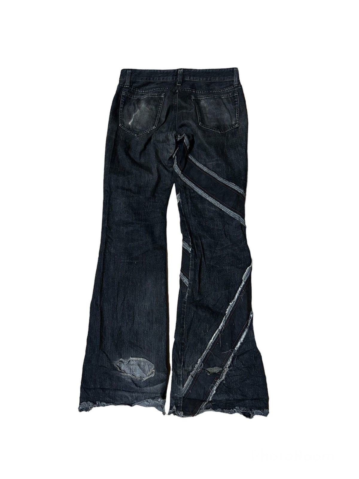 Designer PUNK 🔥‼️ DISTRESSED PATRICK COX DENIM PANTS 🔥 Size US 31 - 2 Thumbnail