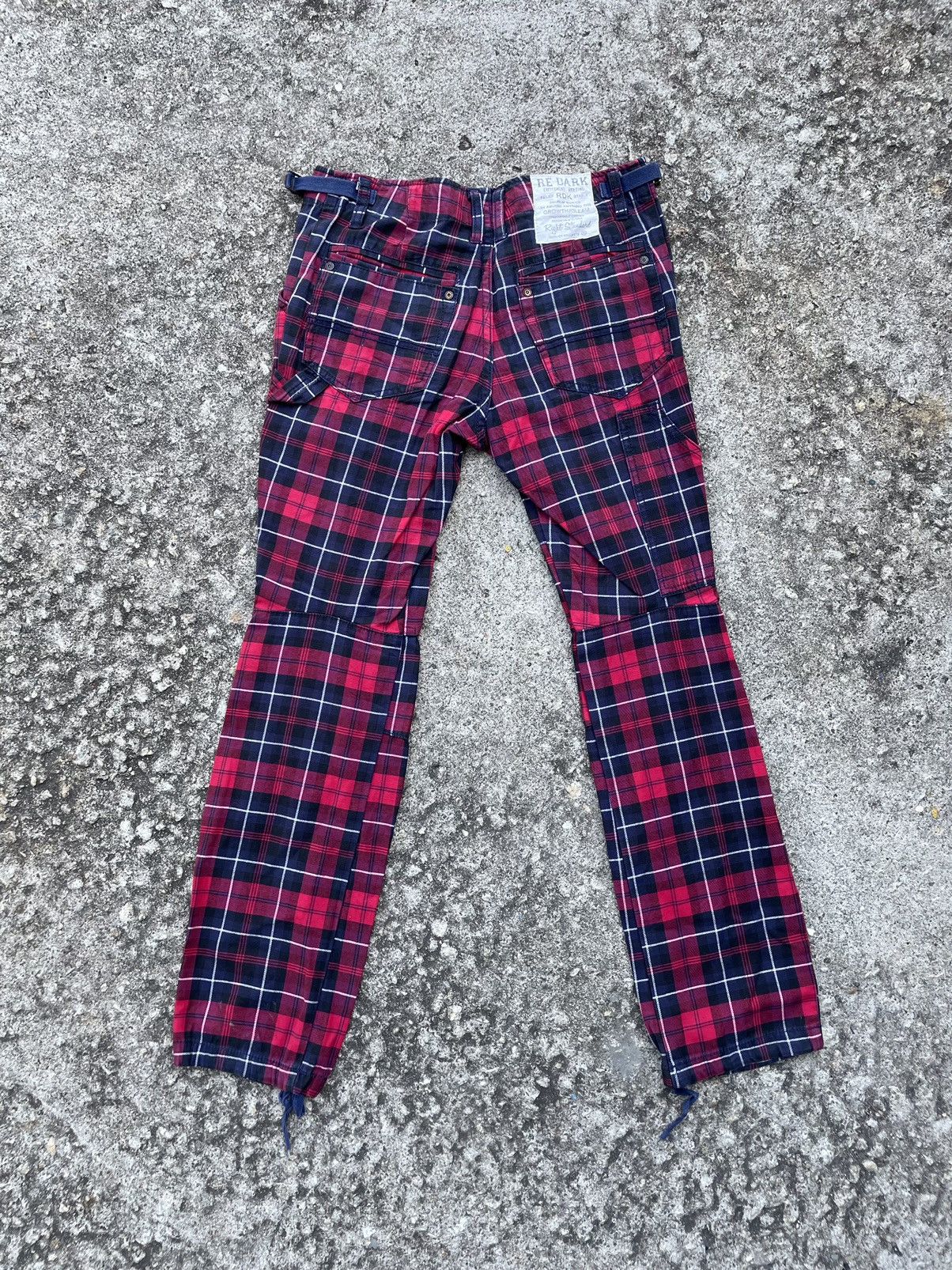 If Six Was Nine × Japanese Brand × Seditionaries Redark Checked Pants Luschiatract Size US 28 / EU 44 - 7 Thumbnail