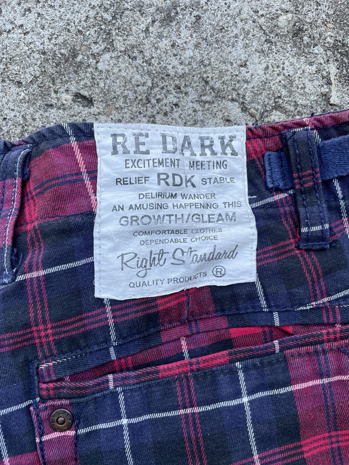 If Six Was Nine × Japanese Brand × Seditionaries Redark Checked Pants Luschiatract Size US 28 / EU 44 - 15 Thumbnail