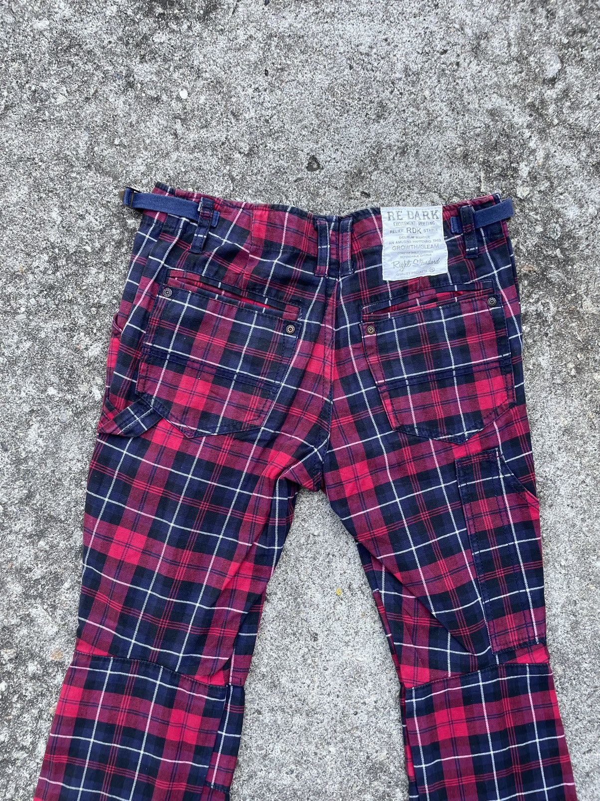 If Six Was Nine × Japanese Brand × Seditionaries Redark Checked Pants Luschiatract Size US 28 / EU 44 - 8 Thumbnail