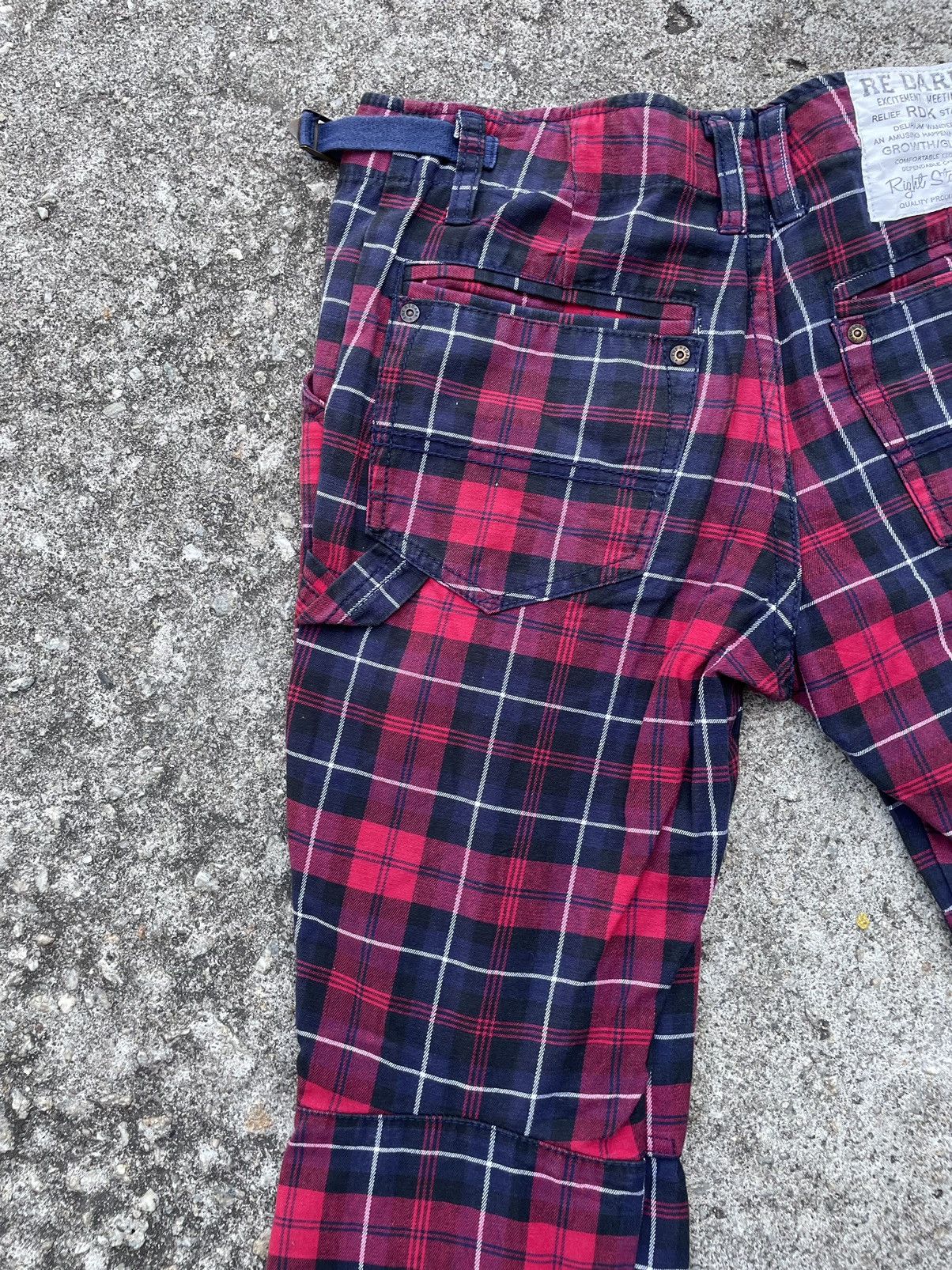 If Six Was Nine × Japanese Brand × Seditionaries Redark Checked Pants Luschiatract Size US 28 / EU 44 - 10 Thumbnail