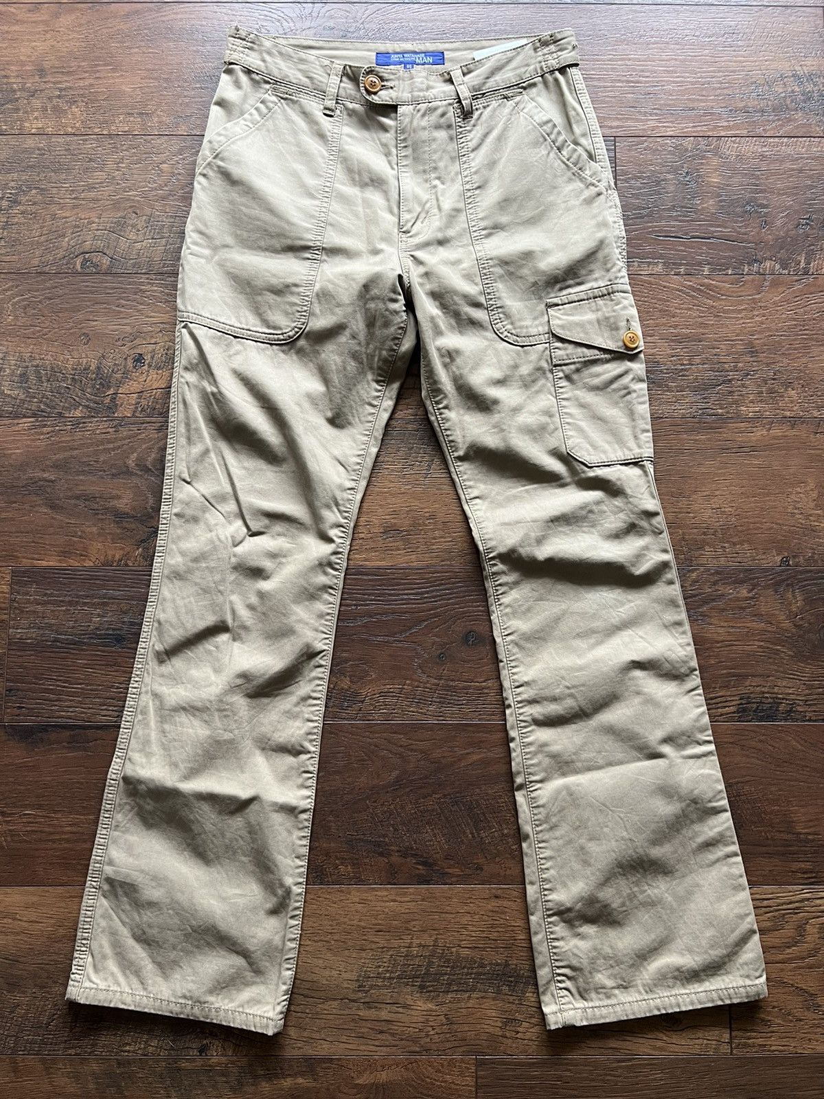 image of Comme Des Garcons x Junya Watanabe 2008 Cdg Junya Cargo Pants in Beige, Men's (Size 28)