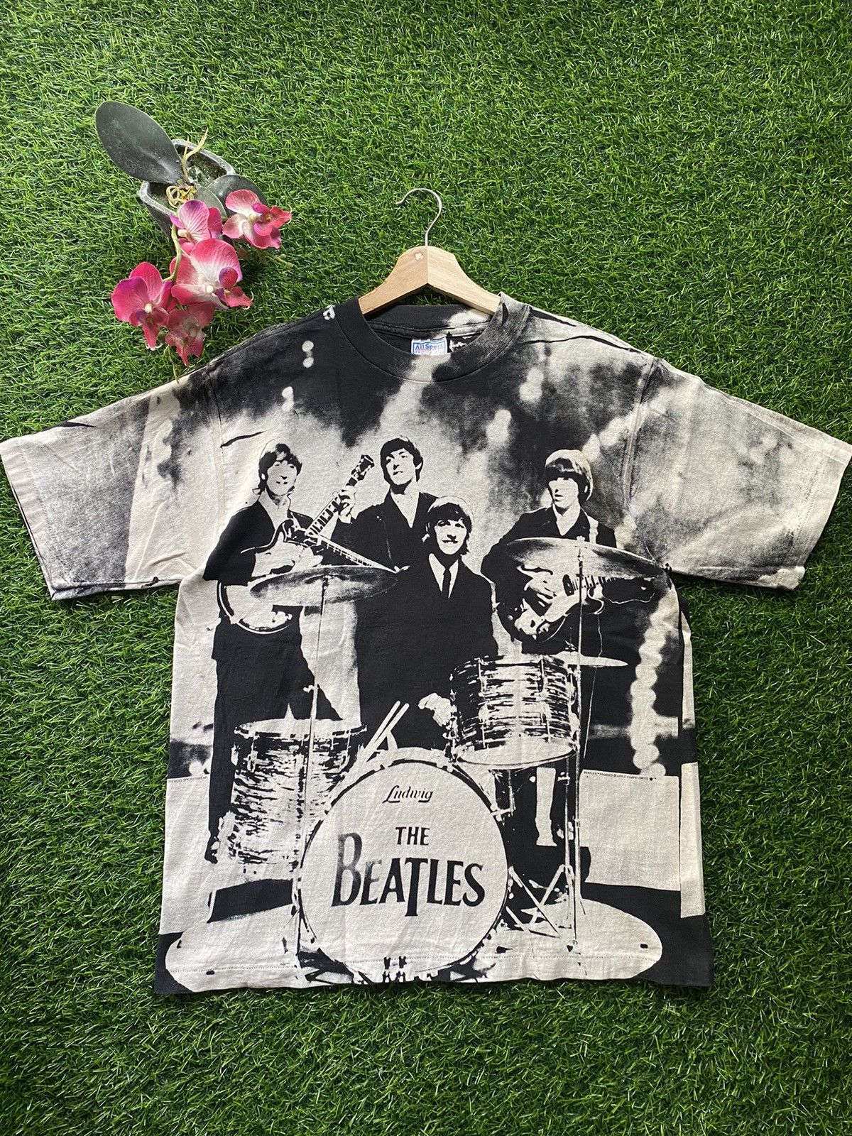 Band Tees × Vintage Vintage The Beatles Tee Size US L / EU 52-54 / 3 - 1 Thumbnail