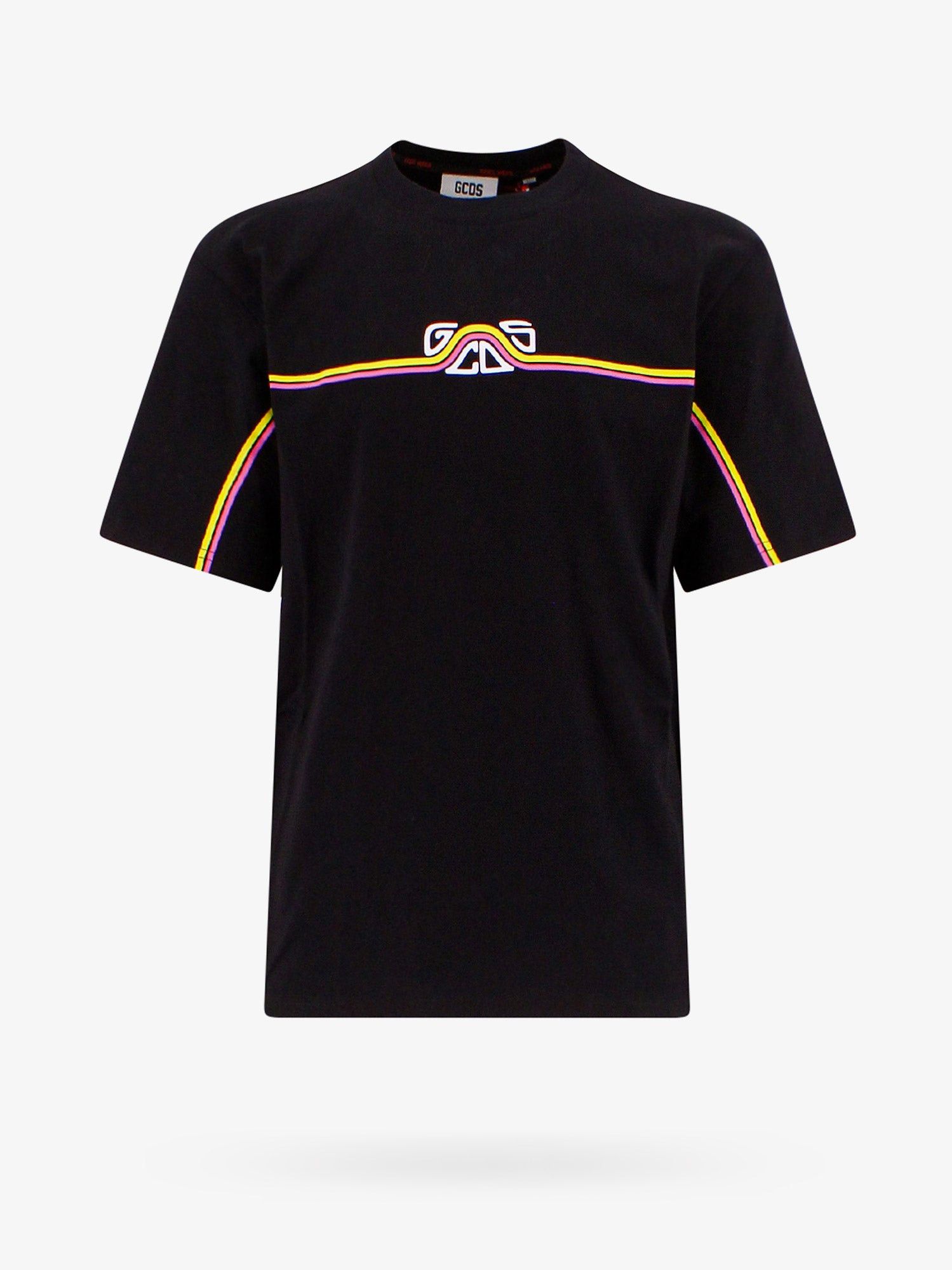 MAN Cotton t-shirt with Waved logo print