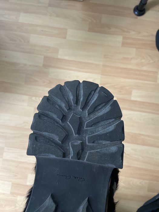Rick Owens Rick Owens Pony Hair megalace Lunar boots Grailed