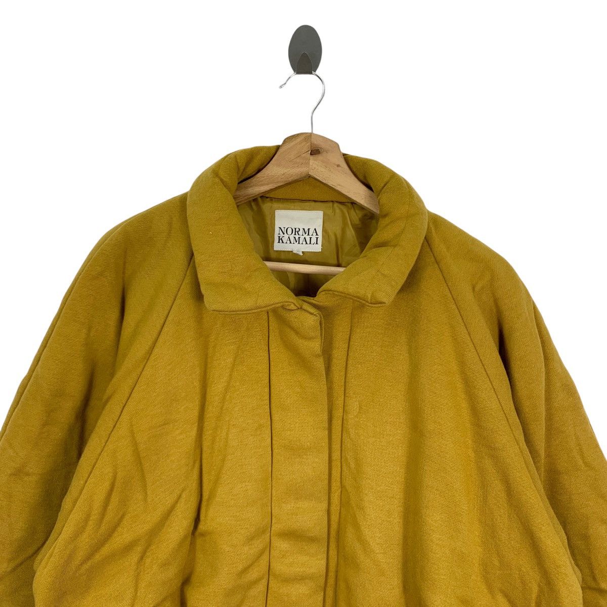Designer Vintage Designer Norma Kamali Wool Bomber Jacket Size US M / EU 48-50 / 2 - 2 Thumbnail