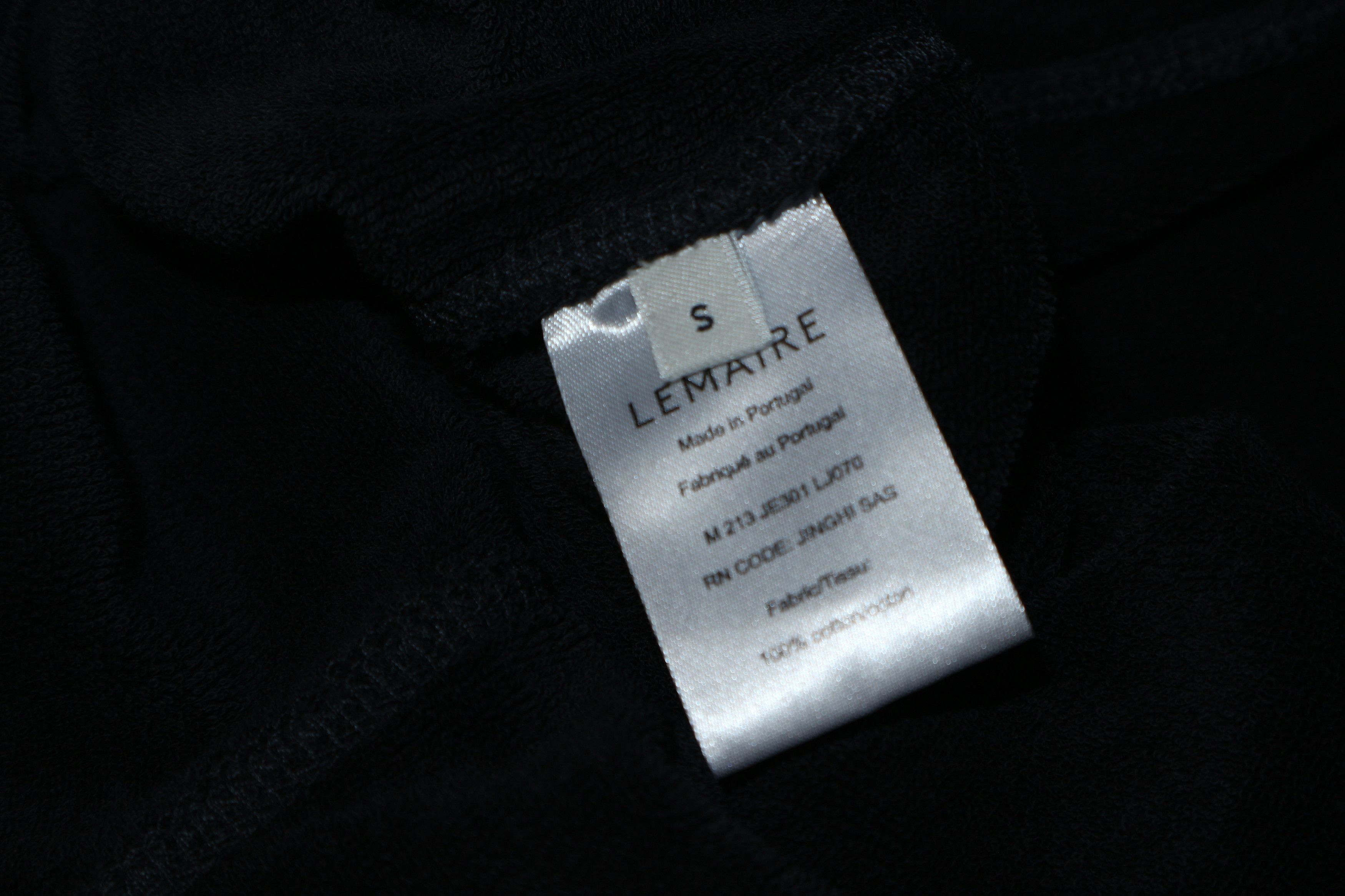 Lemaire Towelling jersey sweatshirt Size US S / EU 44-46 / 1 - 10 Thumbnail
