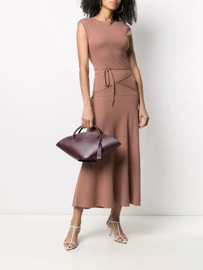 Lemaire Tie detail midi dress Size S / US 4 / IT 40 - 7 Thumbnail