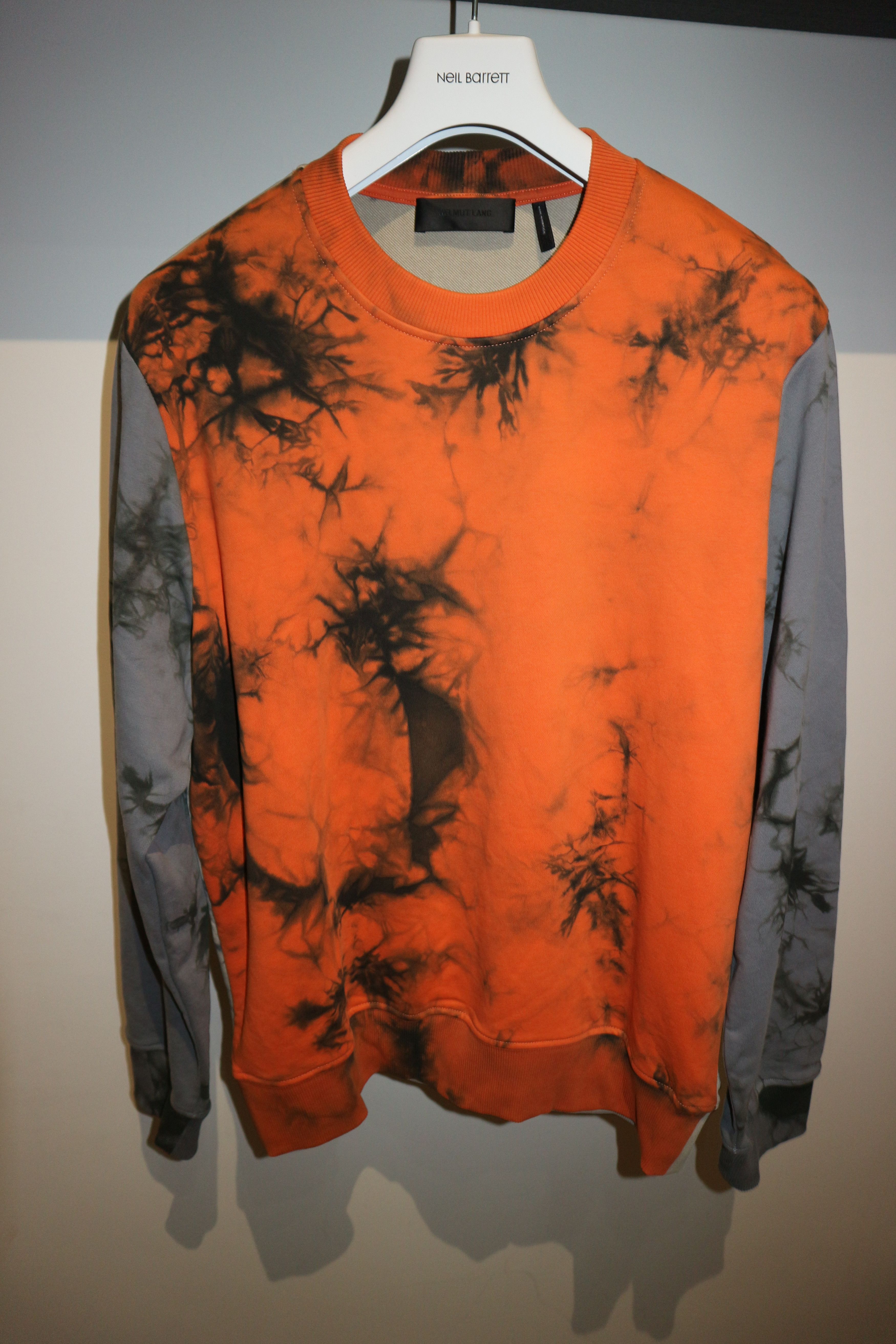 Helmut Lang tie dye logo print sweatshirt Size US XL / EU 56 / 4 - 1 Thumbnail