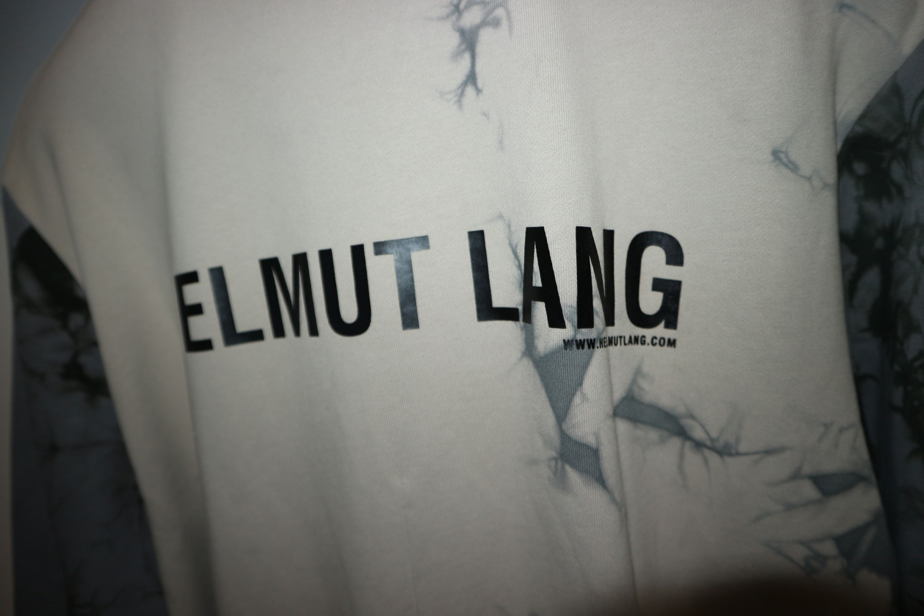 Helmut Lang tie dye logo print sweatshirt Size US XL / EU 56 / 4 - 8 Thumbnail
