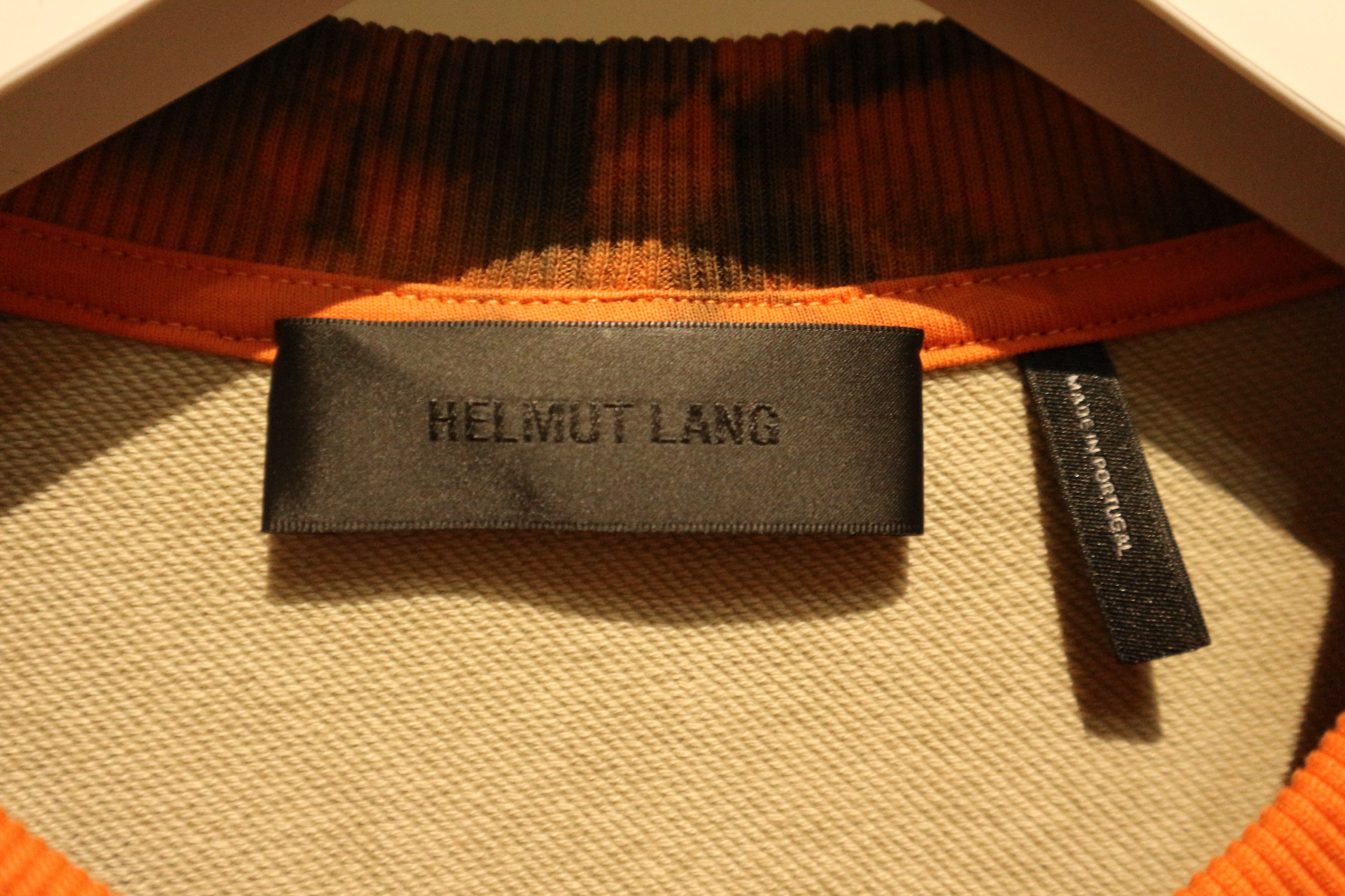 Helmut Lang tie dye logo print sweatshirt Size US XL / EU 56 / 4 - 4 Thumbnail