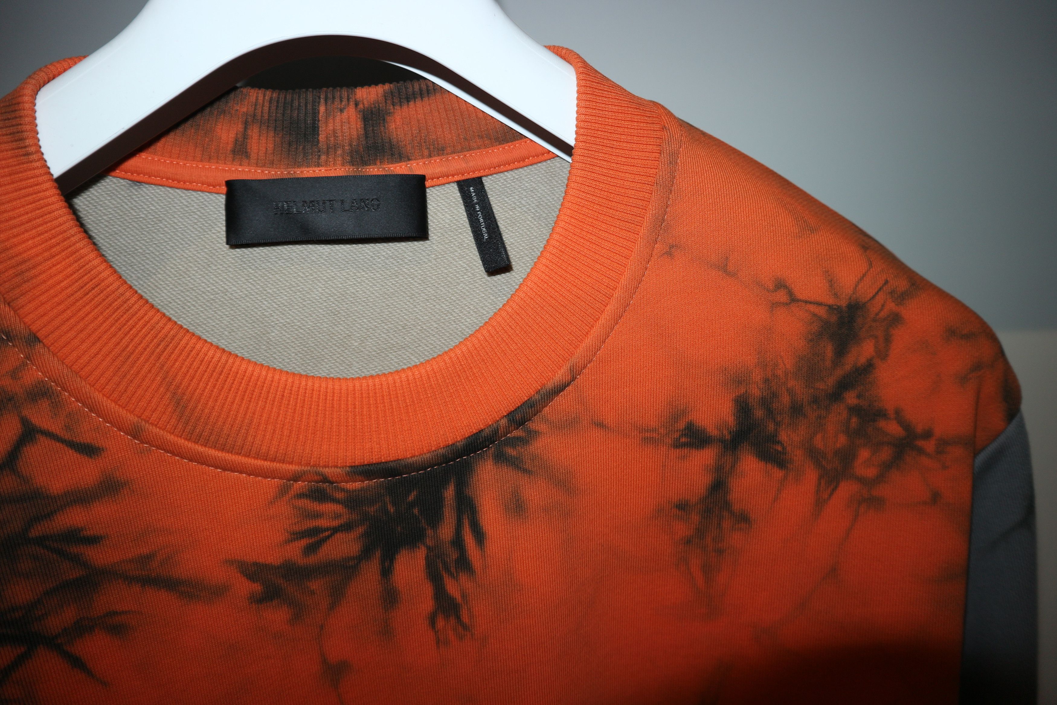 Helmut Lang tie dye logo print sweatshirt Size US XL / EU 56 / 4 - 7 Thumbnail