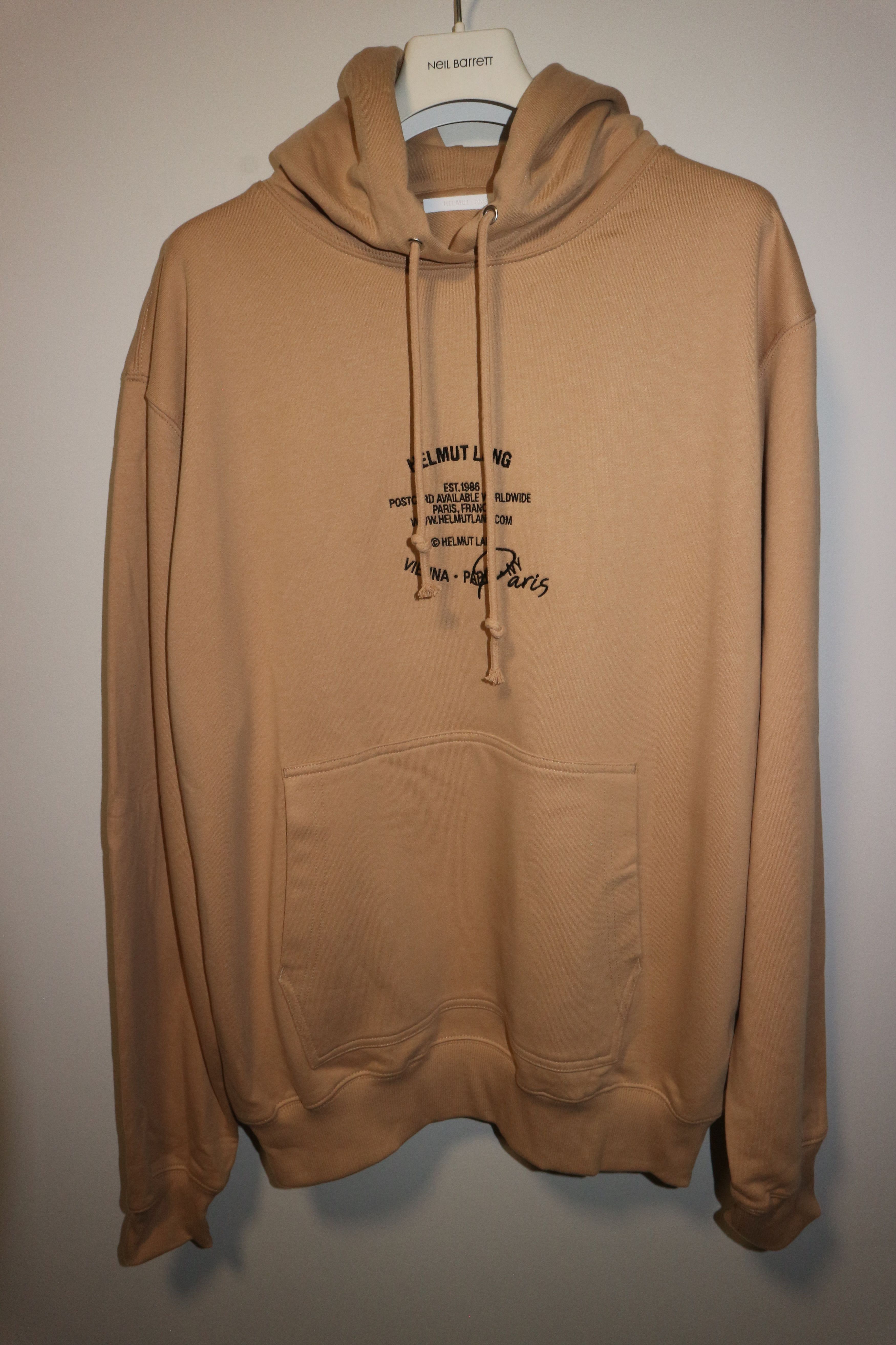 Helmut Lang PARIS POSTCARD HOODIE Size US L / EU 52-54 / 3 - 10 Thumbnail