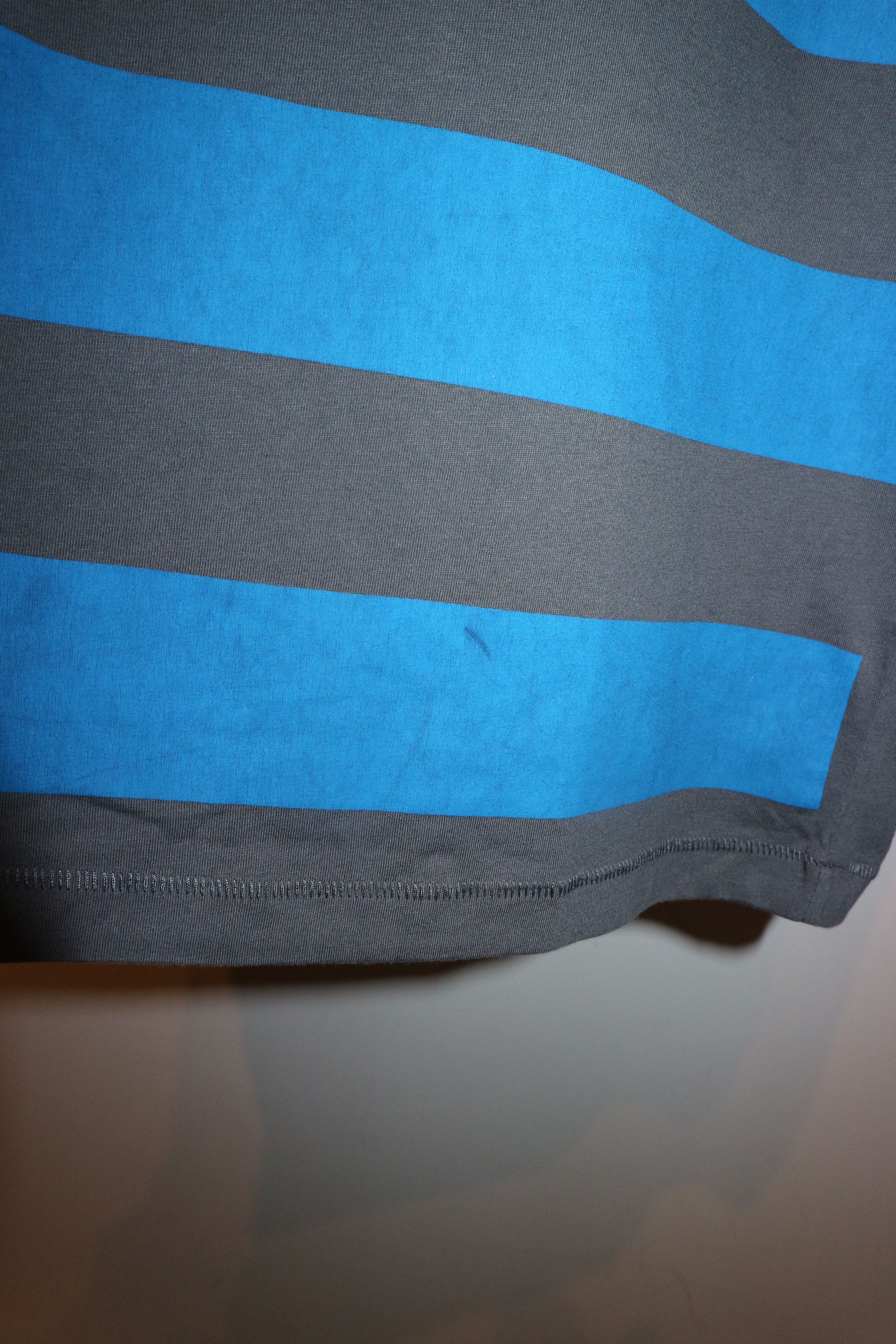 Helmut Lang Embroidered logo stripes t-shirt Size US S / EU 44-46 / 1 - 5 Thumbnail