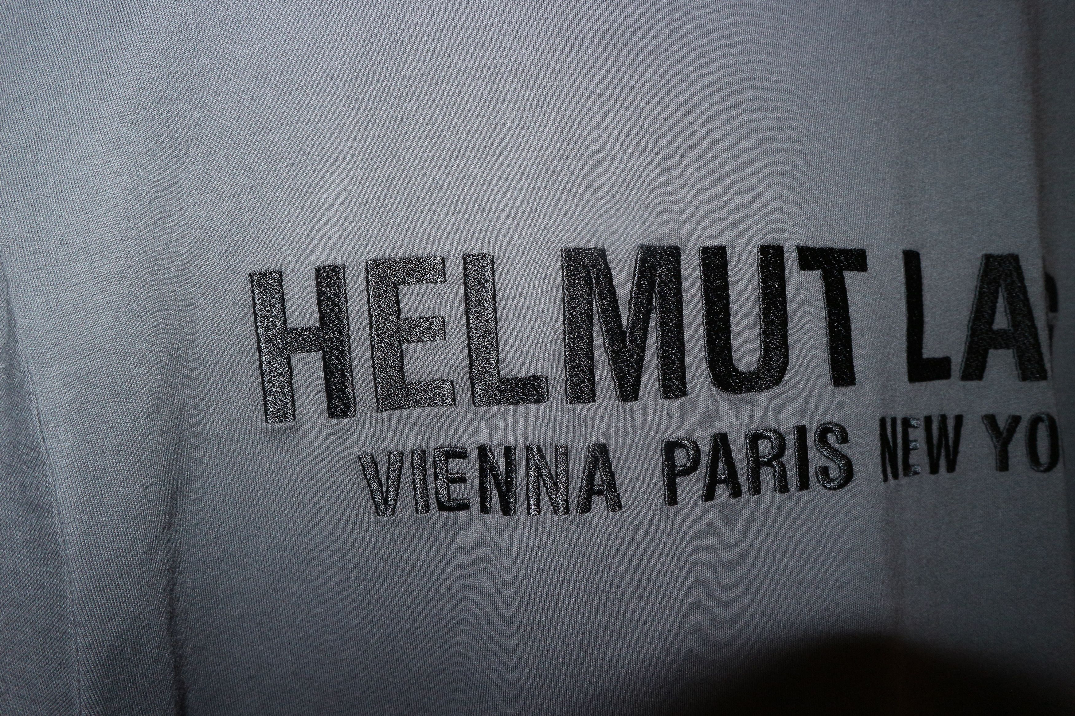 Helmut Lang Embroidered logo stripes t-shirt Size US S / EU 44-46 / 1 - 9 Thumbnail