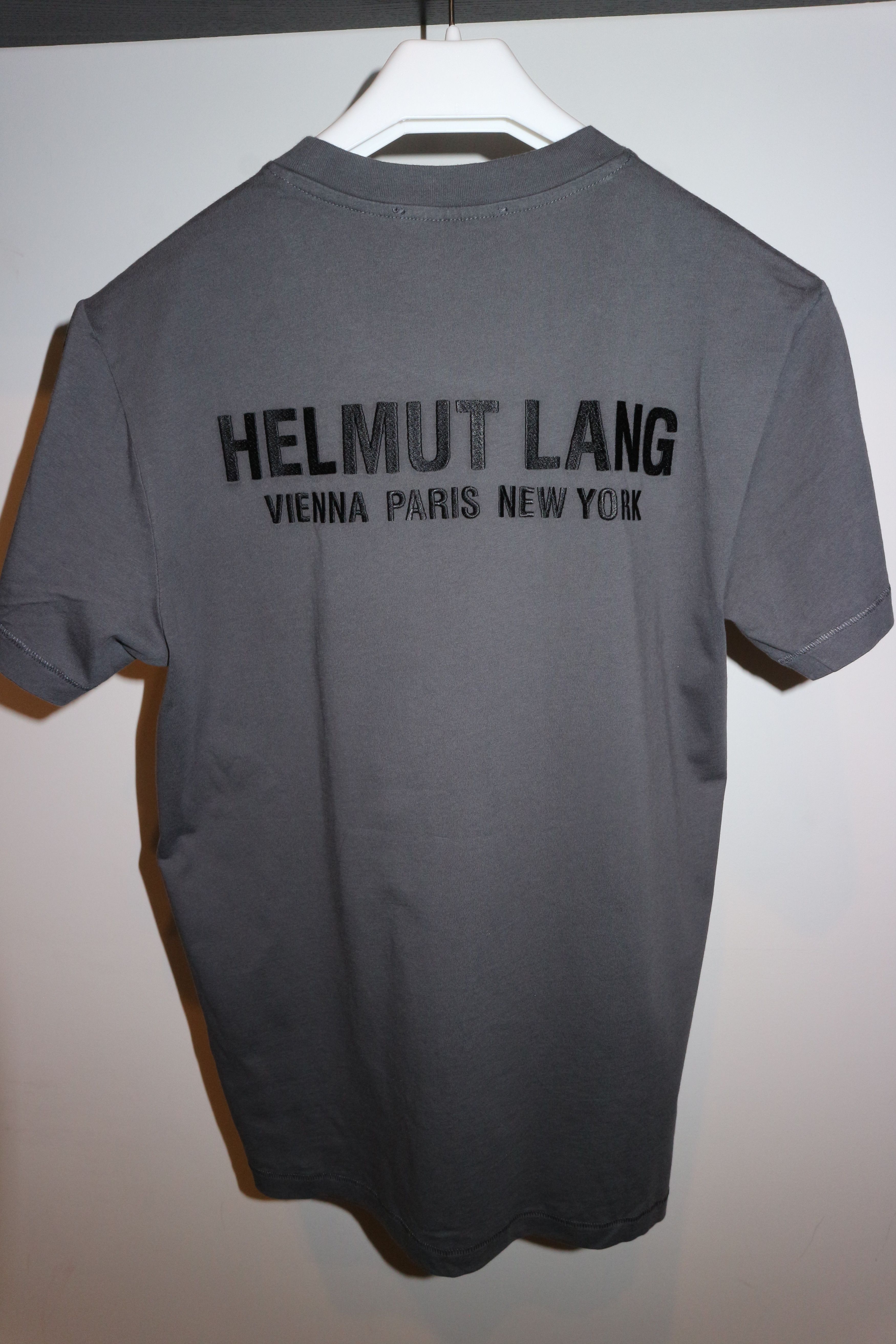 Helmut Lang Embroidered logo stripes t-shirt Size US S / EU 44-46 / 1 - 8 Thumbnail