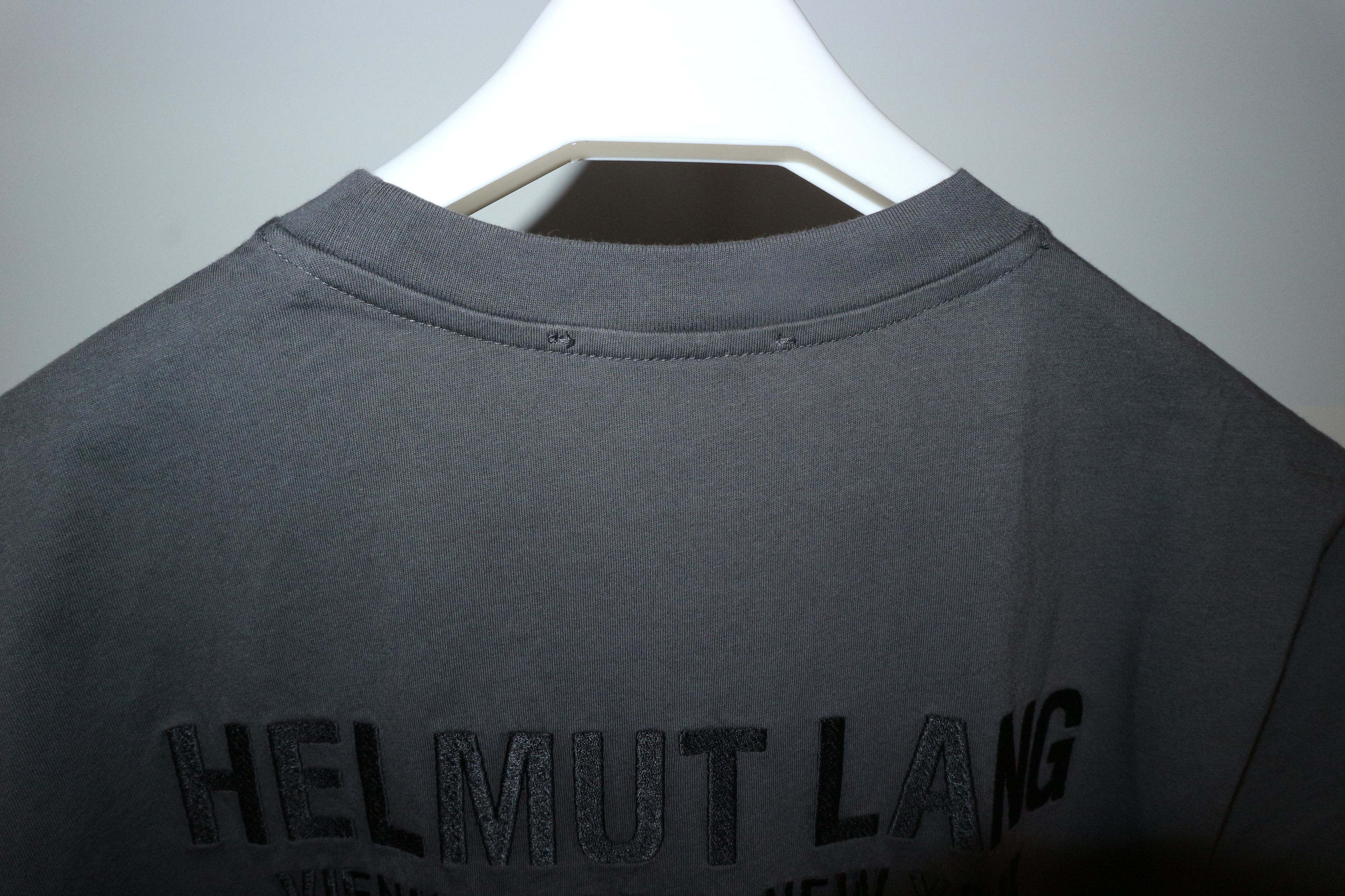 Helmut Lang Embroidered logo stripes t-shirt Size US S / EU 44-46 / 1 - 6 Thumbnail