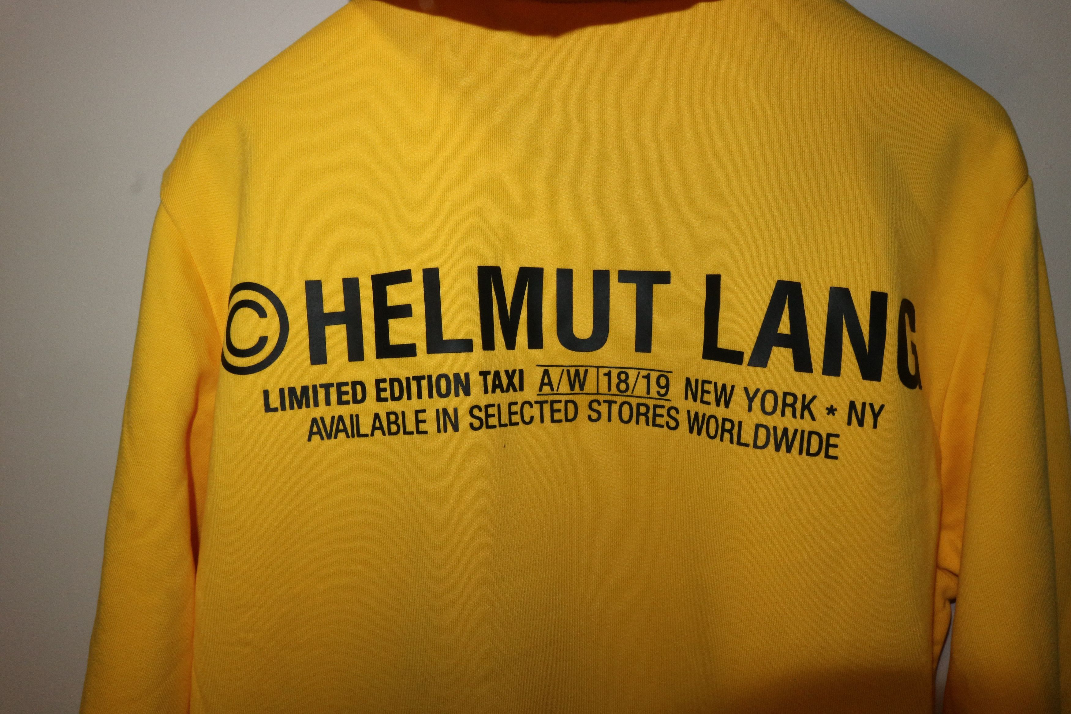 Helmut Lang LIMITED EDITION TAXI HOODIE Size US S / EU 44-46 / 1 - 9 Thumbnail