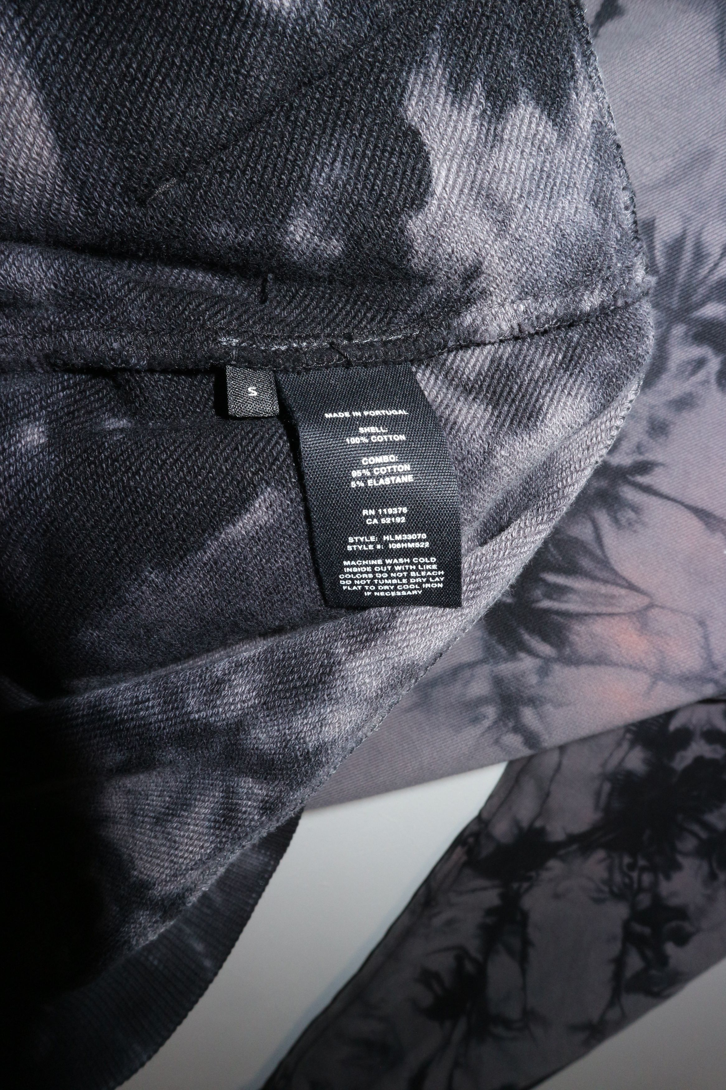 Helmut Lang Marble effect logo print hoodie Size US S / EU 44-46 / 1 - 3 Thumbnail