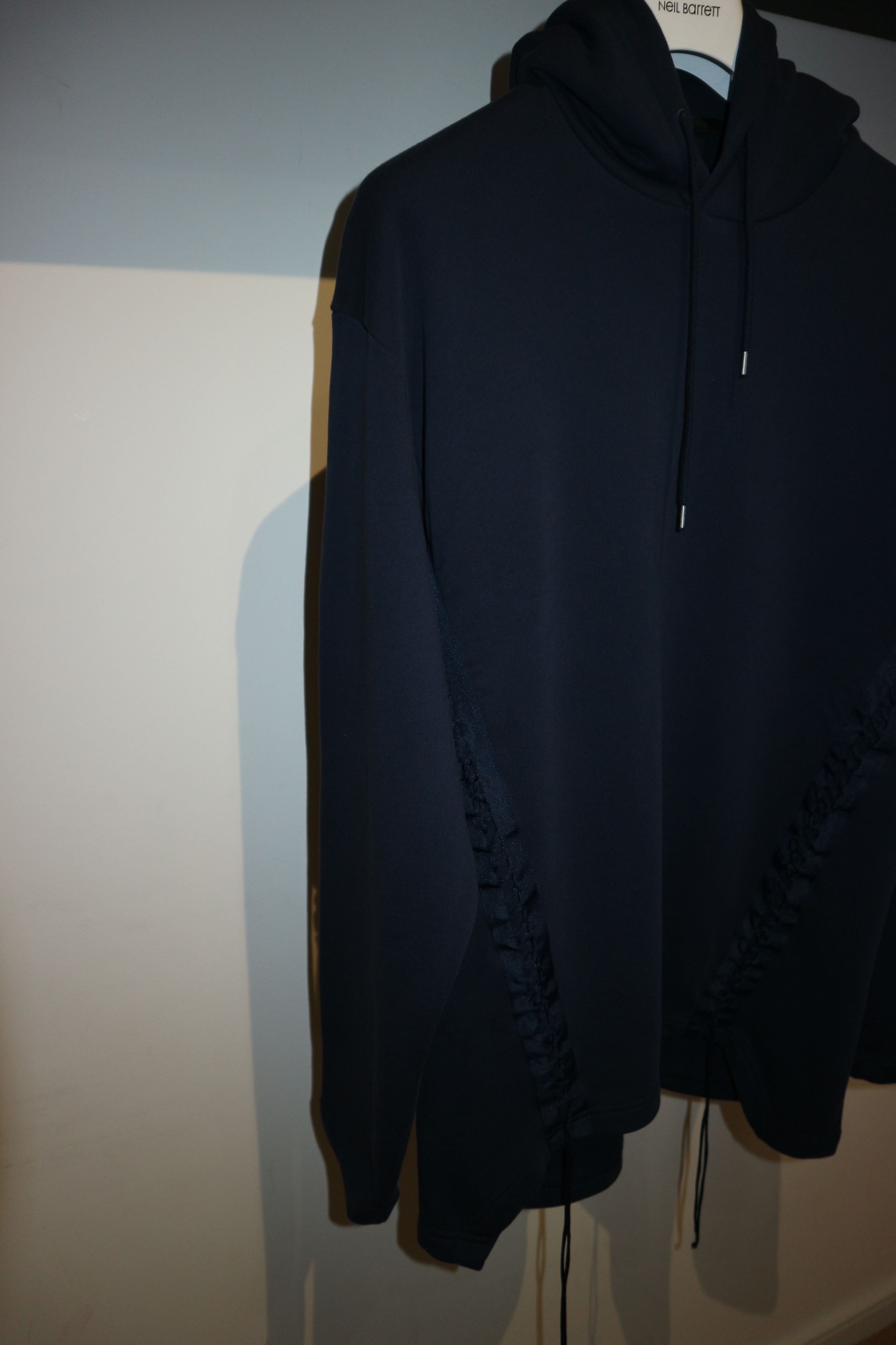 Helmut Lang Navy laced sweatshirt Size US S / EU 44-46 / 1 - 5 Thumbnail