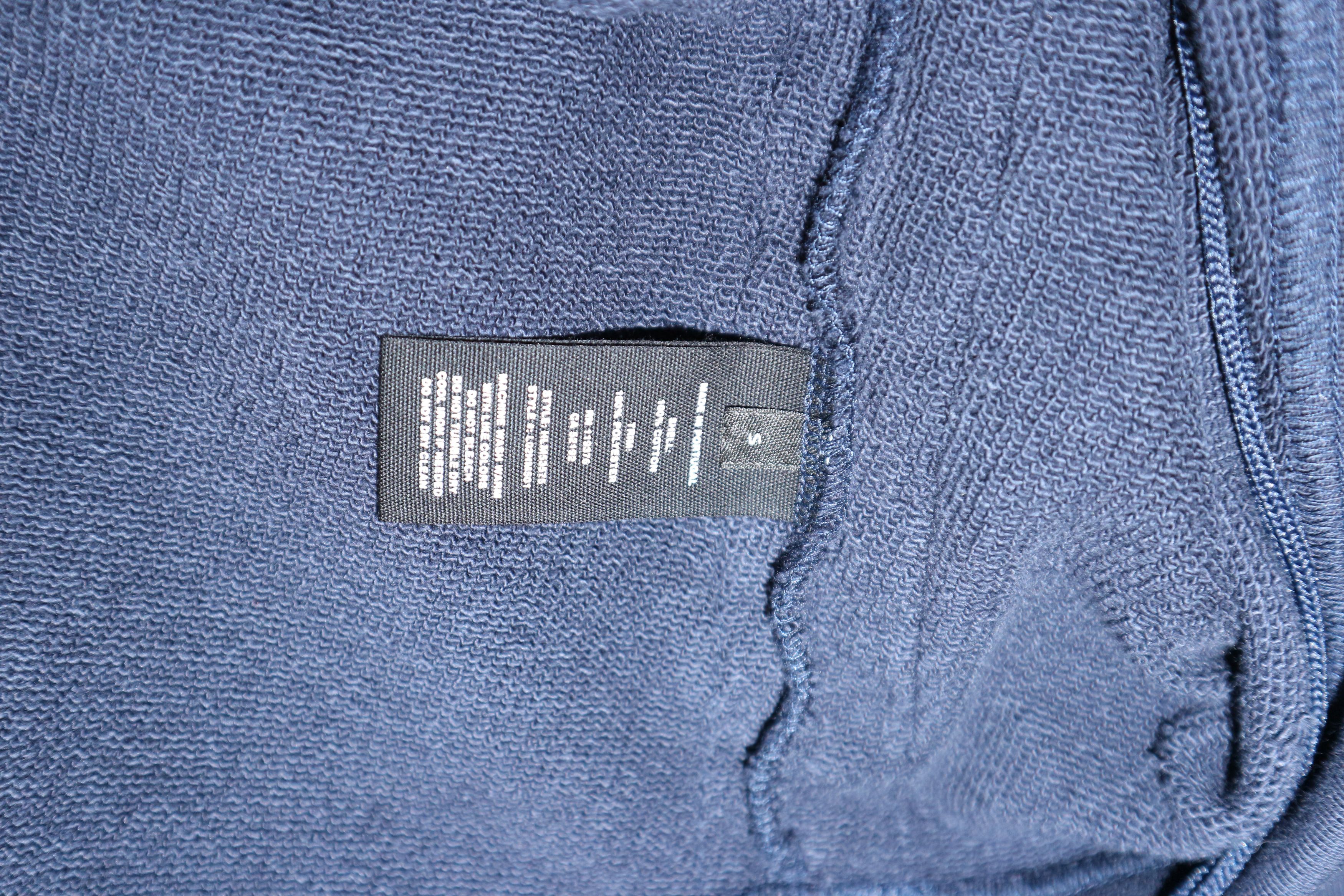 Helmut Lang Navy laced sweatshirt Size US S / EU 44-46 / 1 - 10 Thumbnail