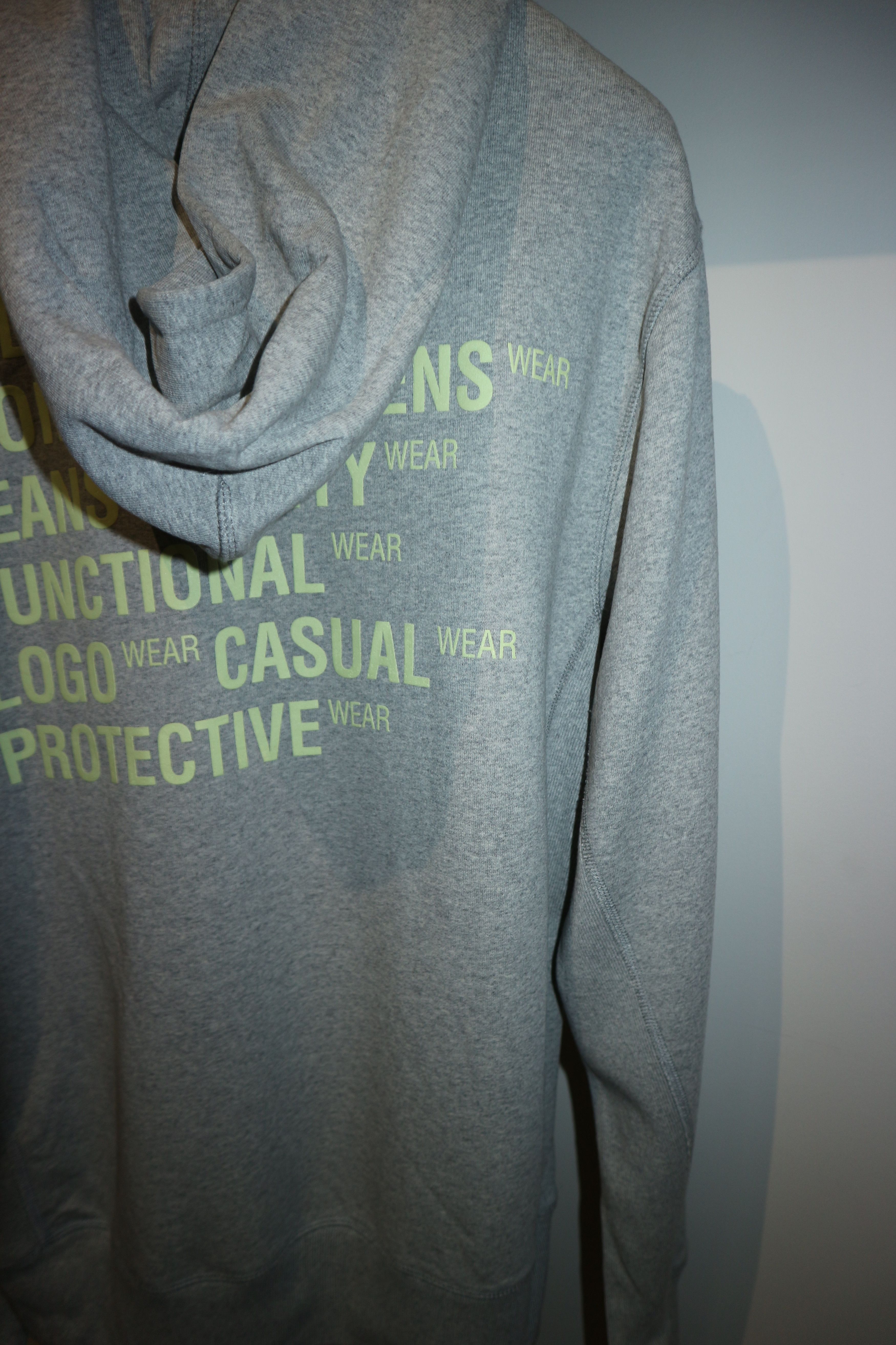 Helmut Lang glow in the dark logo hoodie Size US S / EU 44-46 / 1 - 10 Thumbnail