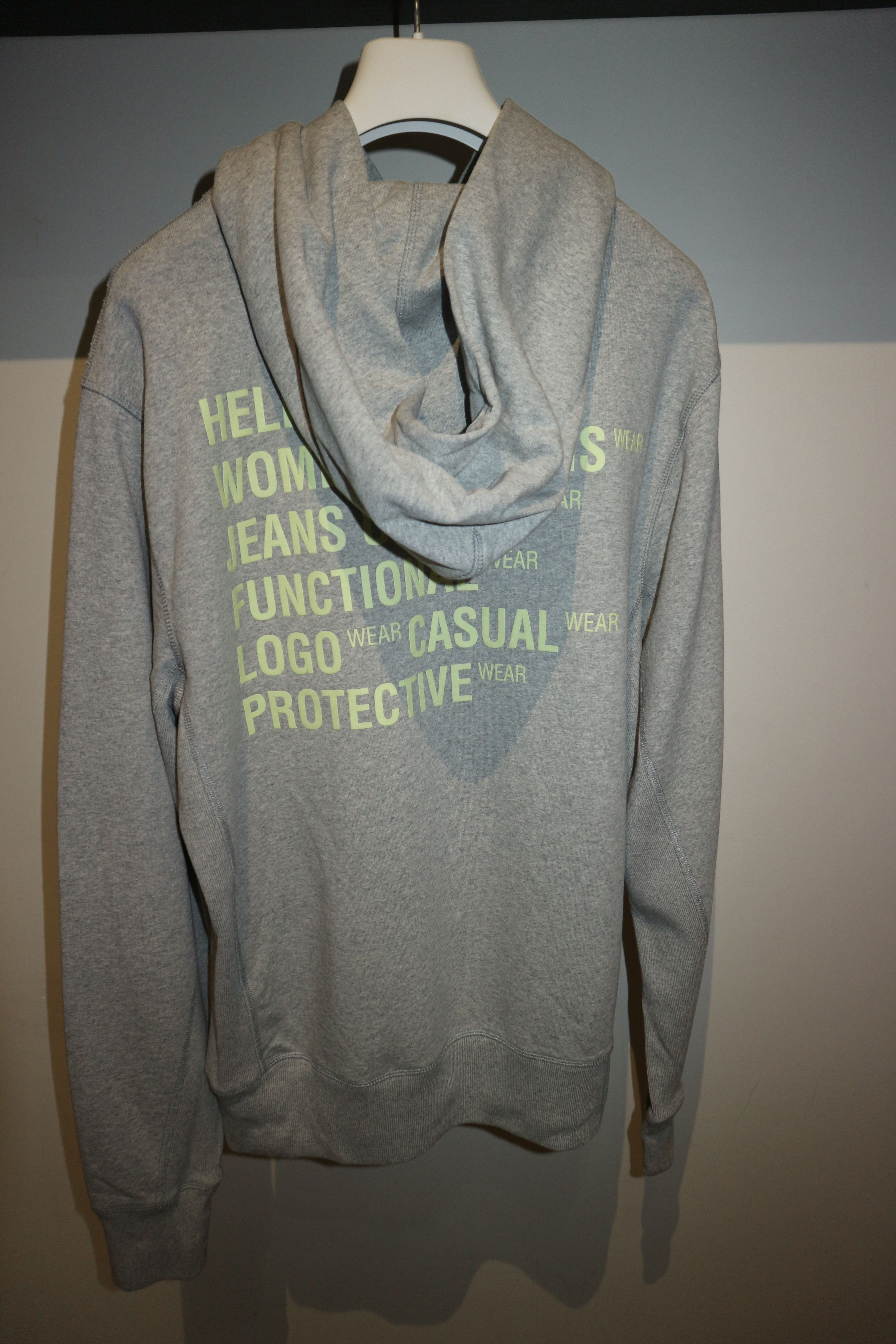 Helmut Lang glow in the dark logo hoodie Size US S / EU 44-46 / 1 - 7 Thumbnail