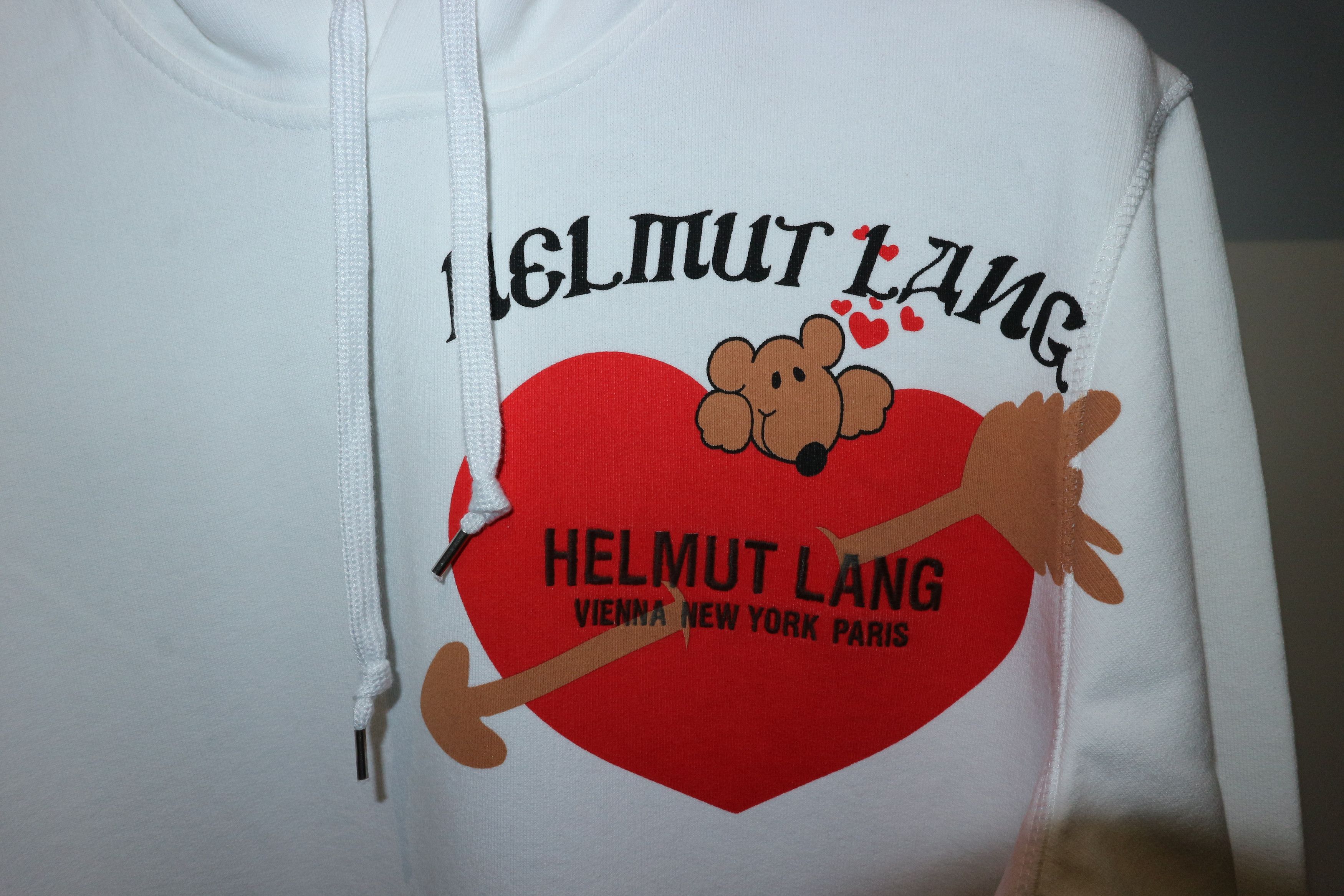 Helmut Lang Teddy bear valentine hpoodie Size US S / EU 44-46 / 1 - 4 Thumbnail