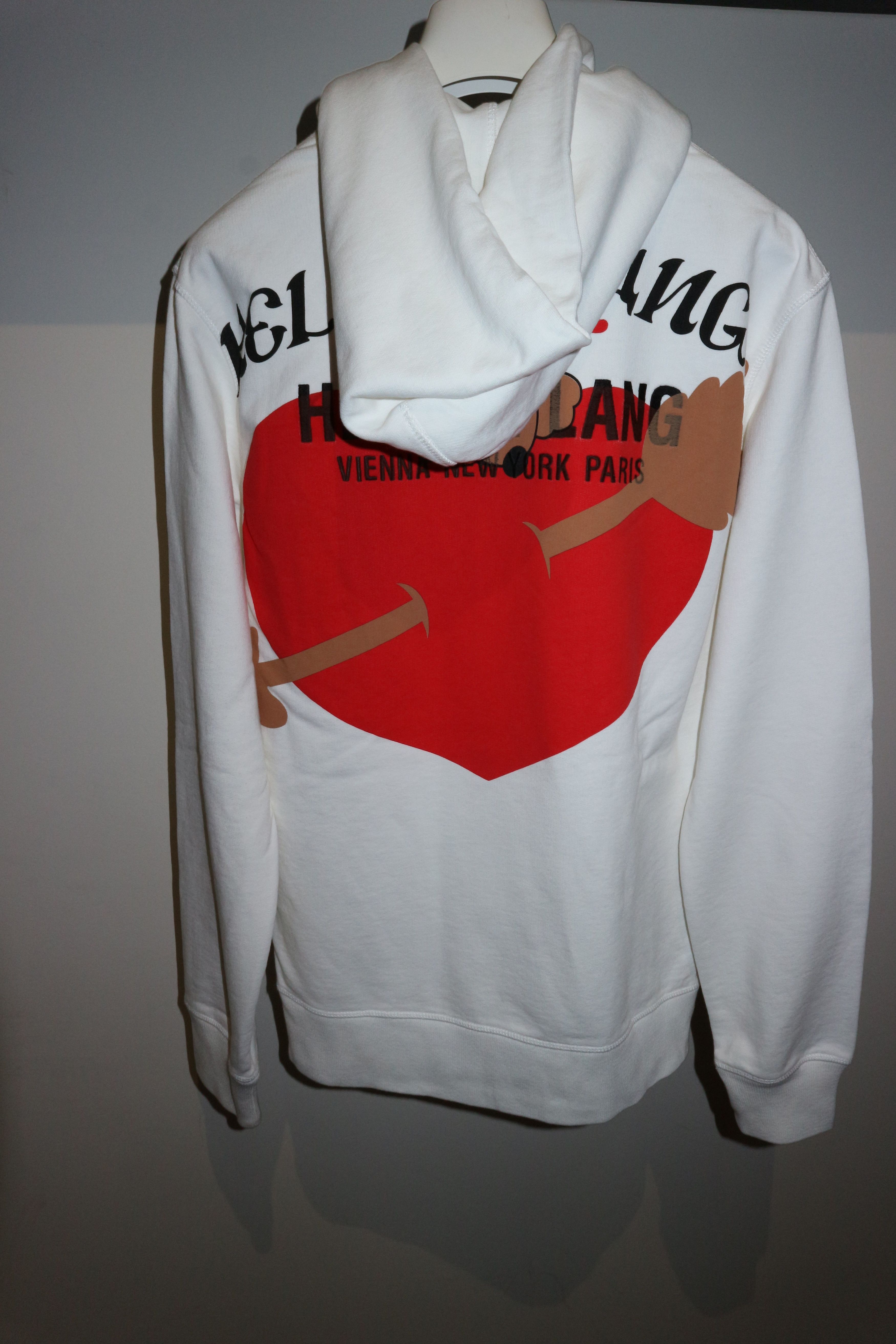 Helmut Lang Teddy bear valentine hpoodie Size US S / EU 44-46 / 1 - 8 Thumbnail