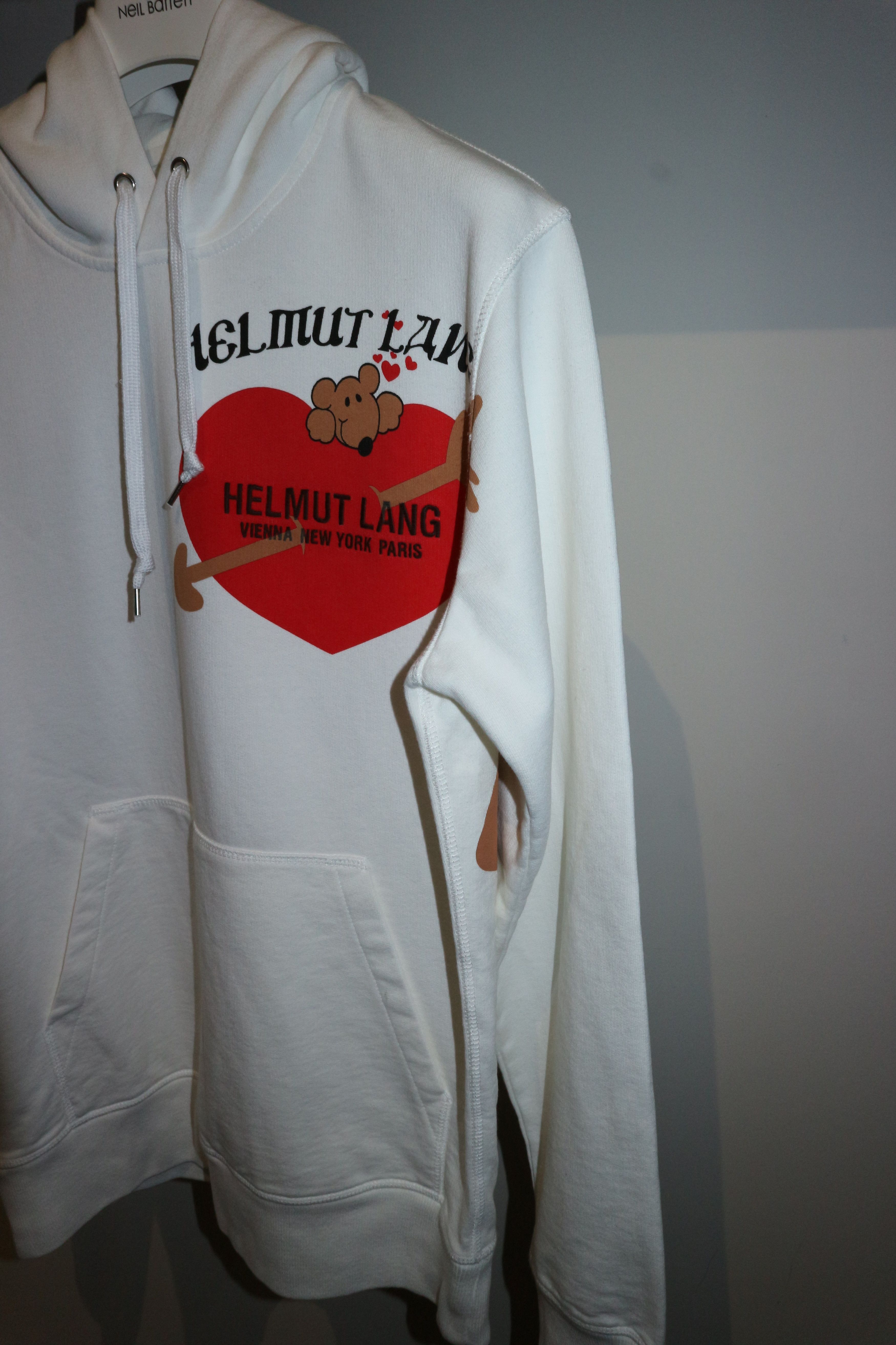 Helmut Lang Teddy bear valentine hpoodie Size US S / EU 44-46 / 1 - 2 Thumbnail
