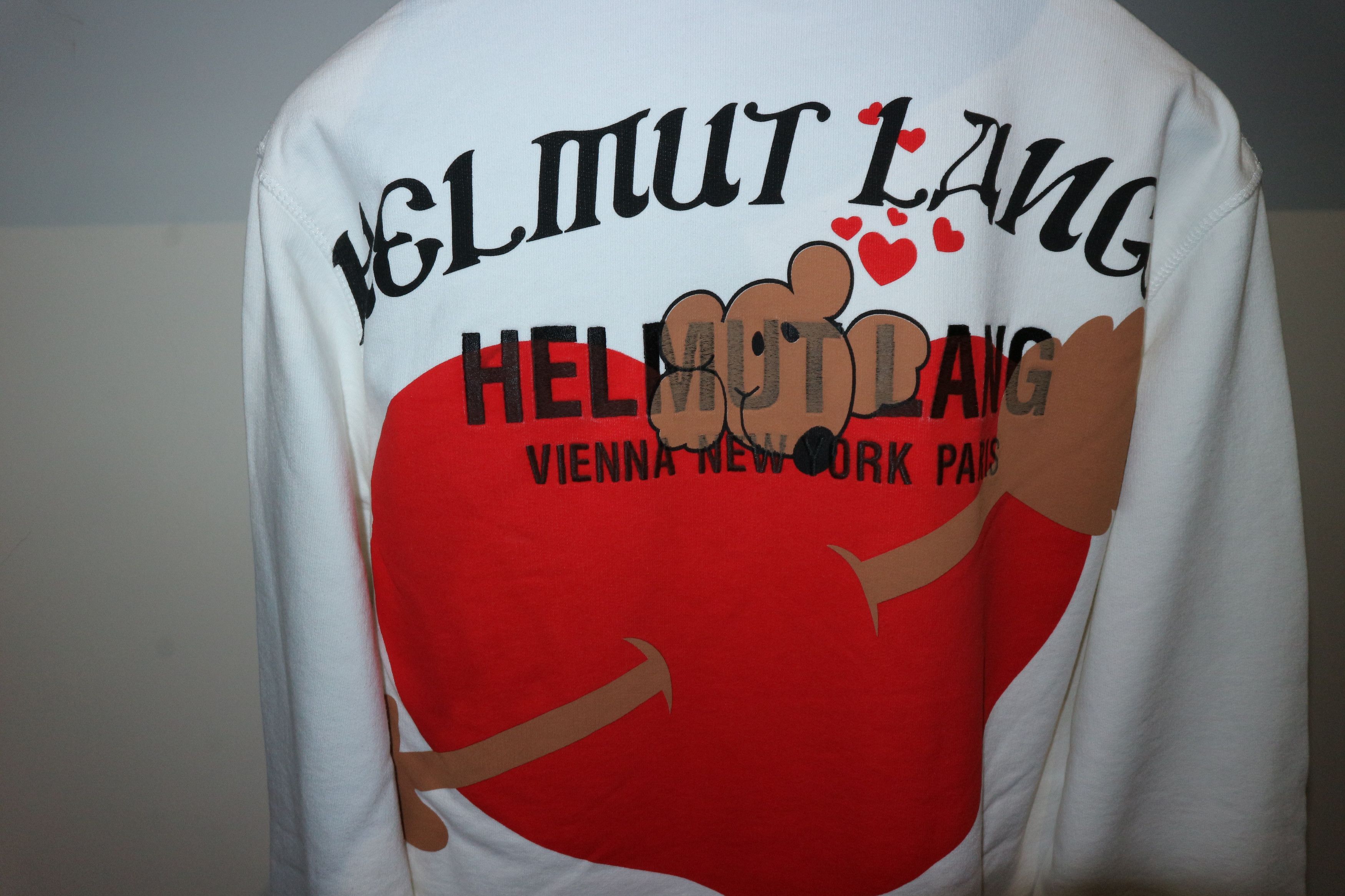 Helmut Lang Teddy bear valentine hpoodie Size US S / EU 44-46 / 1 - 9 Thumbnail
