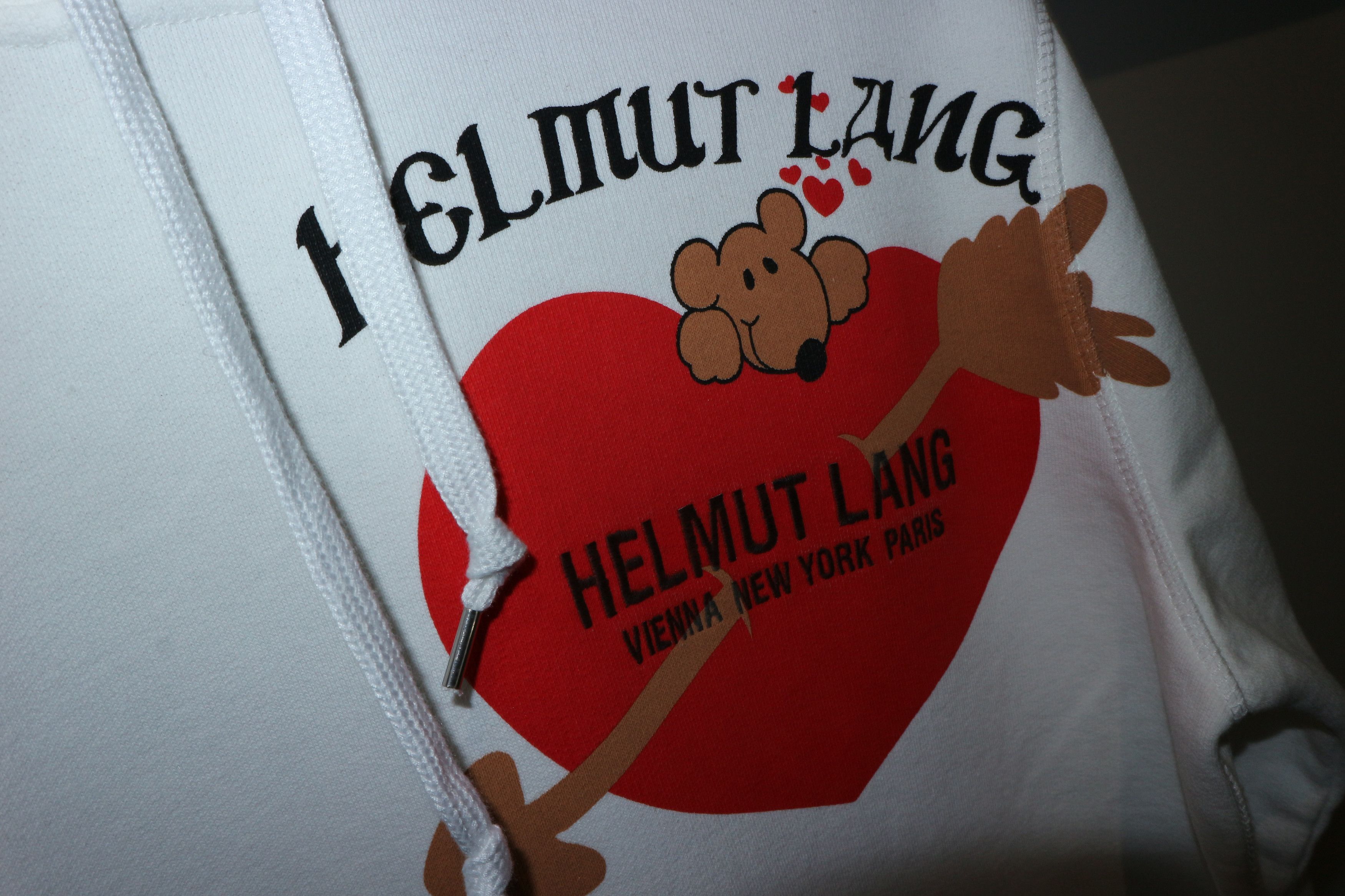 Helmut Lang Teddy bear valentine hpoodie Size US S / EU 44-46 / 1 - 12 Thumbnail