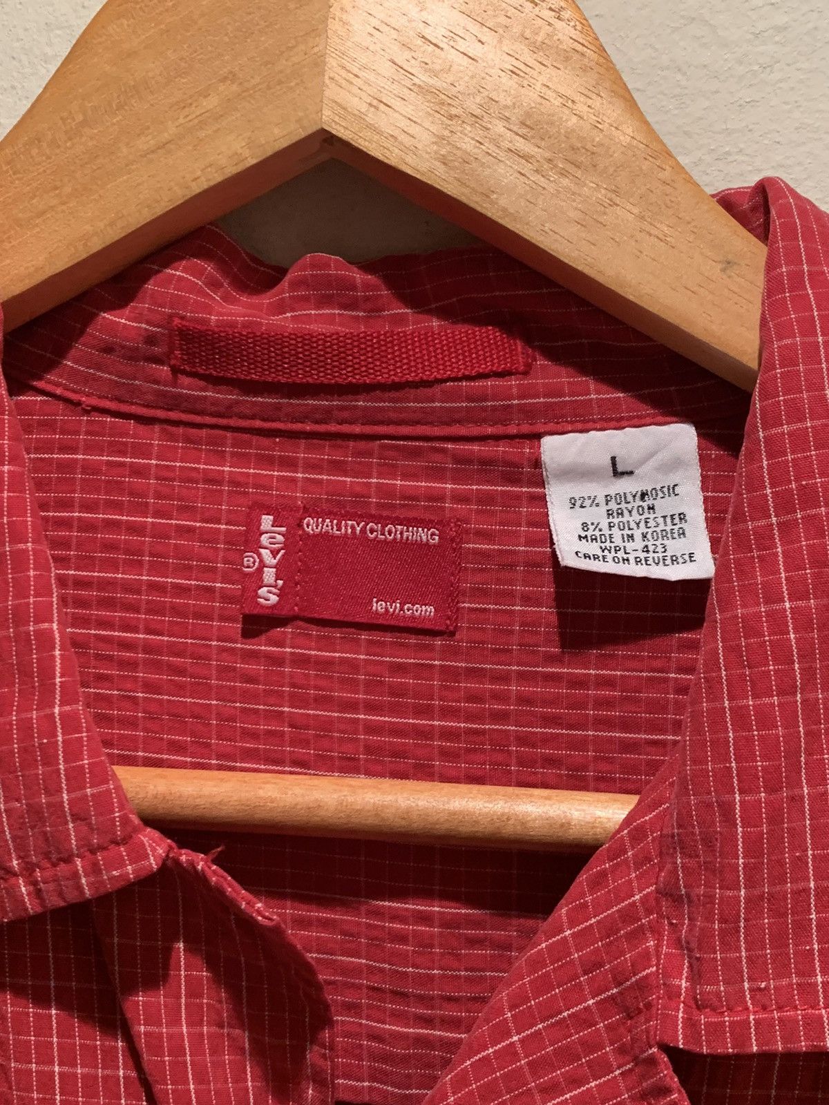 Levi's *RARE* Vintage Levi’s Rayon Korea Made Pocket Button Shirt L Size US L / EU 52-54 / 3 - 6 Thumbnail
