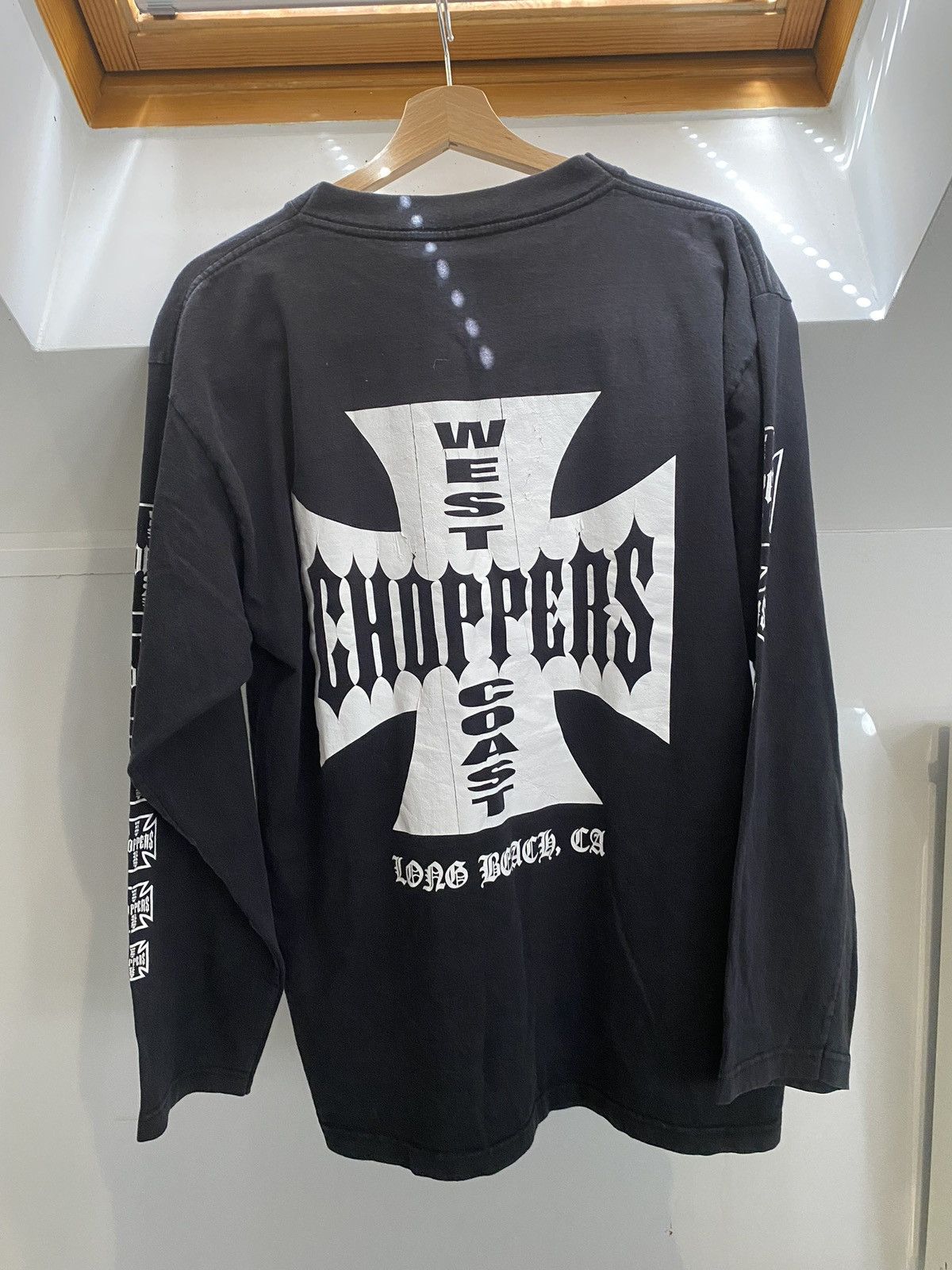 Vintage West Coast Choppers Shirt Adult L Black Long Sleeve Mens Y2K deals LBC Mens